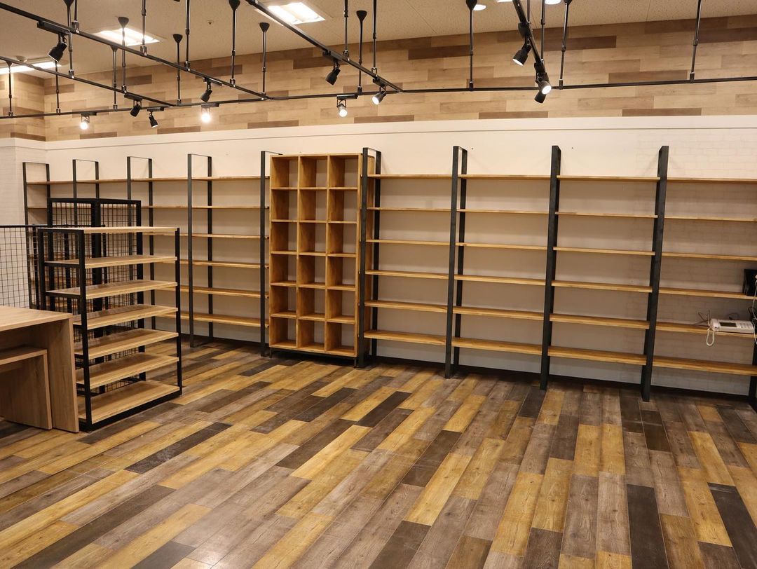 アイアンシェルフ 棚板 可動式 壁付け シェルフ 無垢オーク材