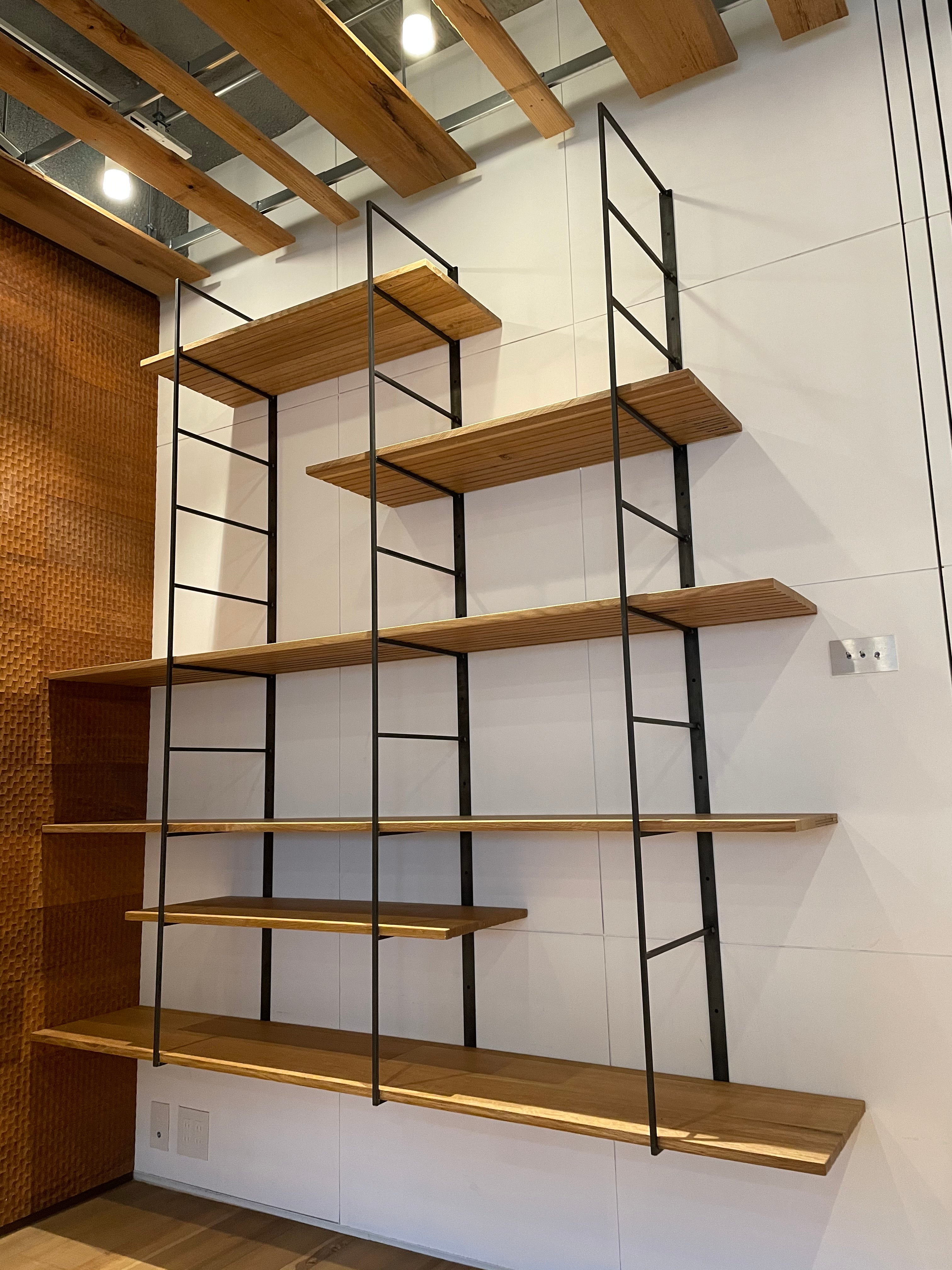 アイアンシェルフ 棚板 可動式 無垢材 サイズオーダー