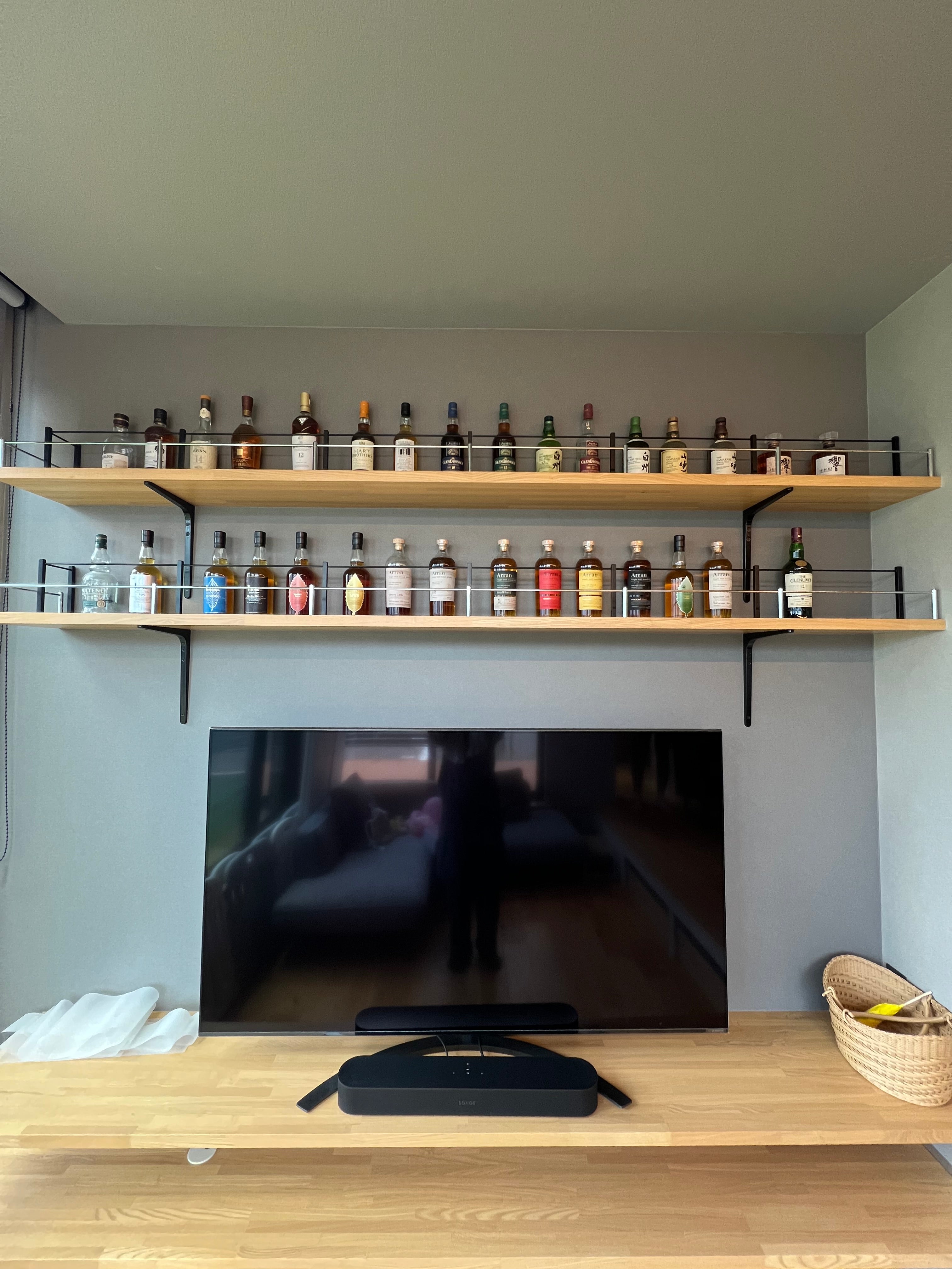 w-105 床下収納 / ドロワー / 飾り棚アイアン