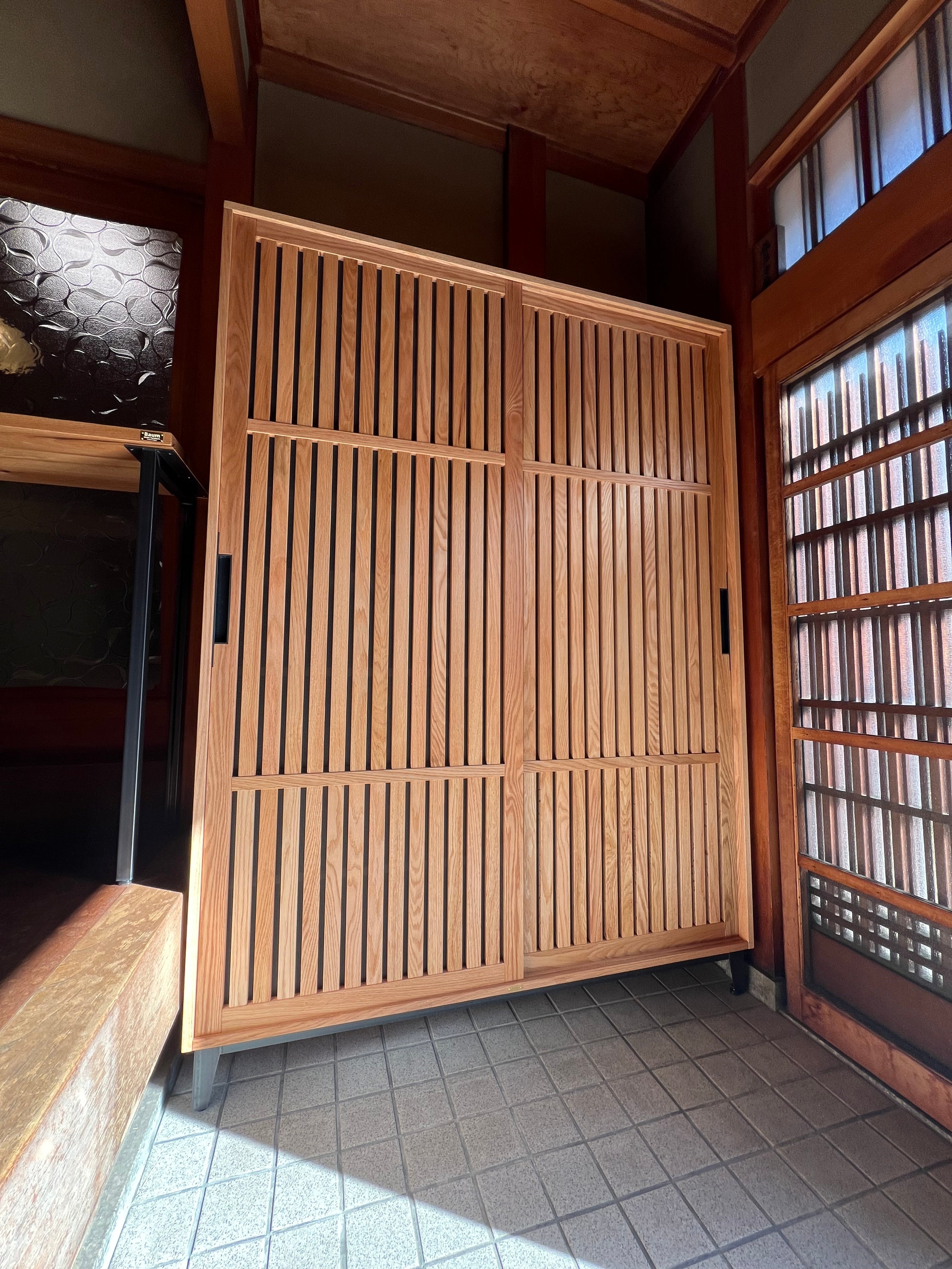 w-156 靴箱 シューズラック オーク シューズチェスト