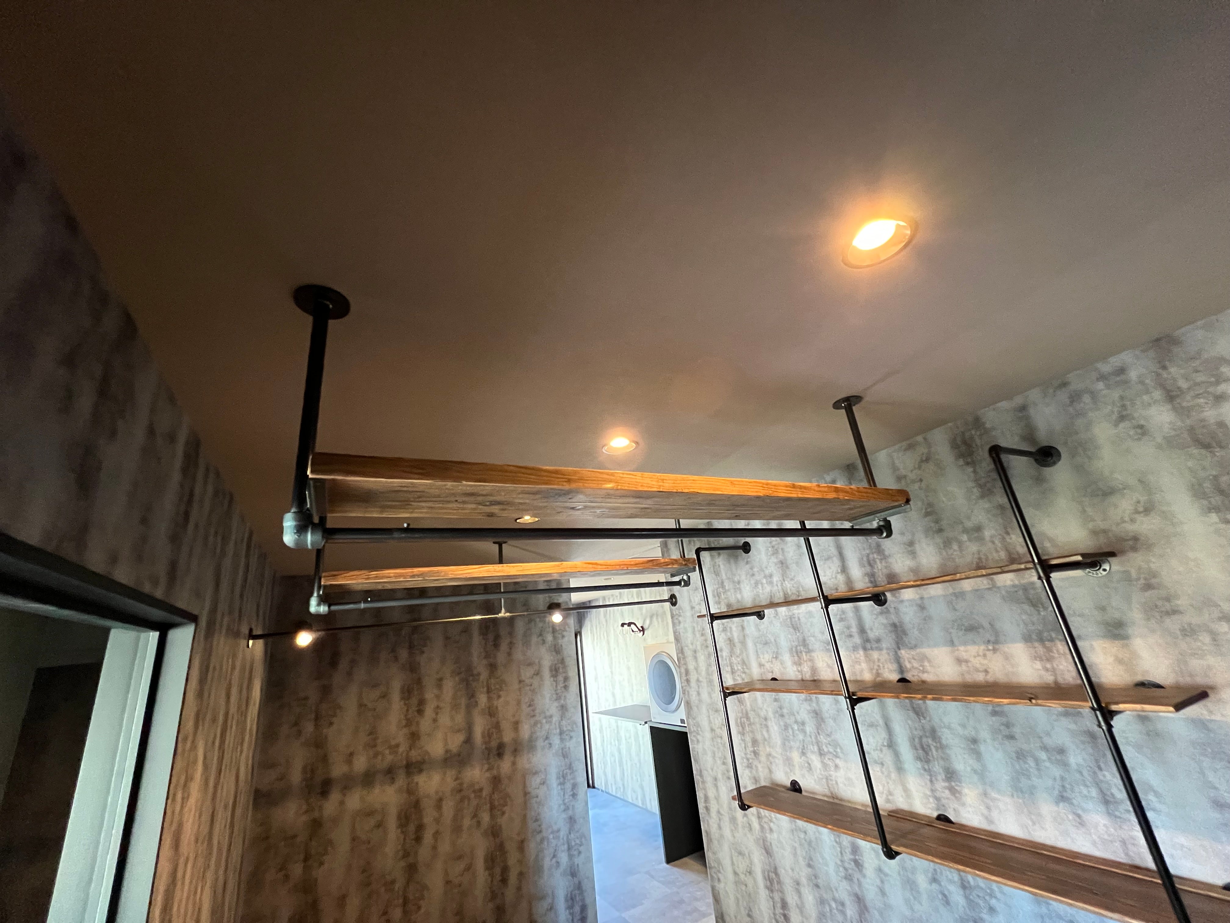 w-045 アイアンハンガーパイプ / 部屋干しパイプ