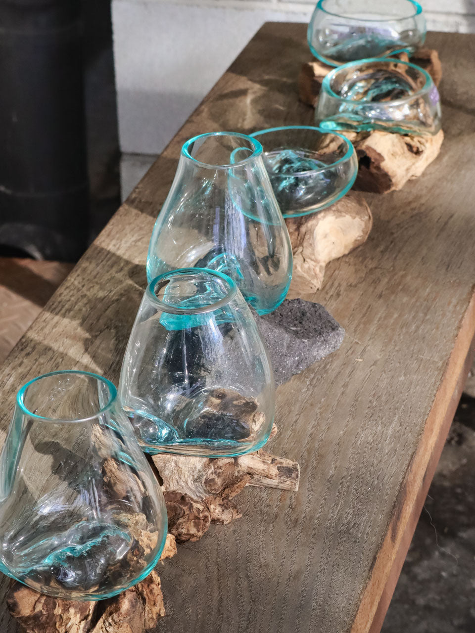 店頭限定「流木ガラス」が入荷しました