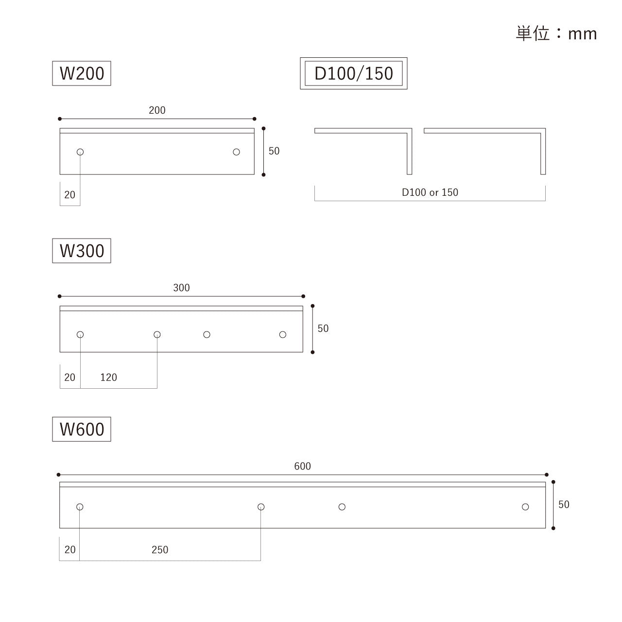 棚受、ブラケット、飾り棚、本棚、壁棚、Baum Order Furniture