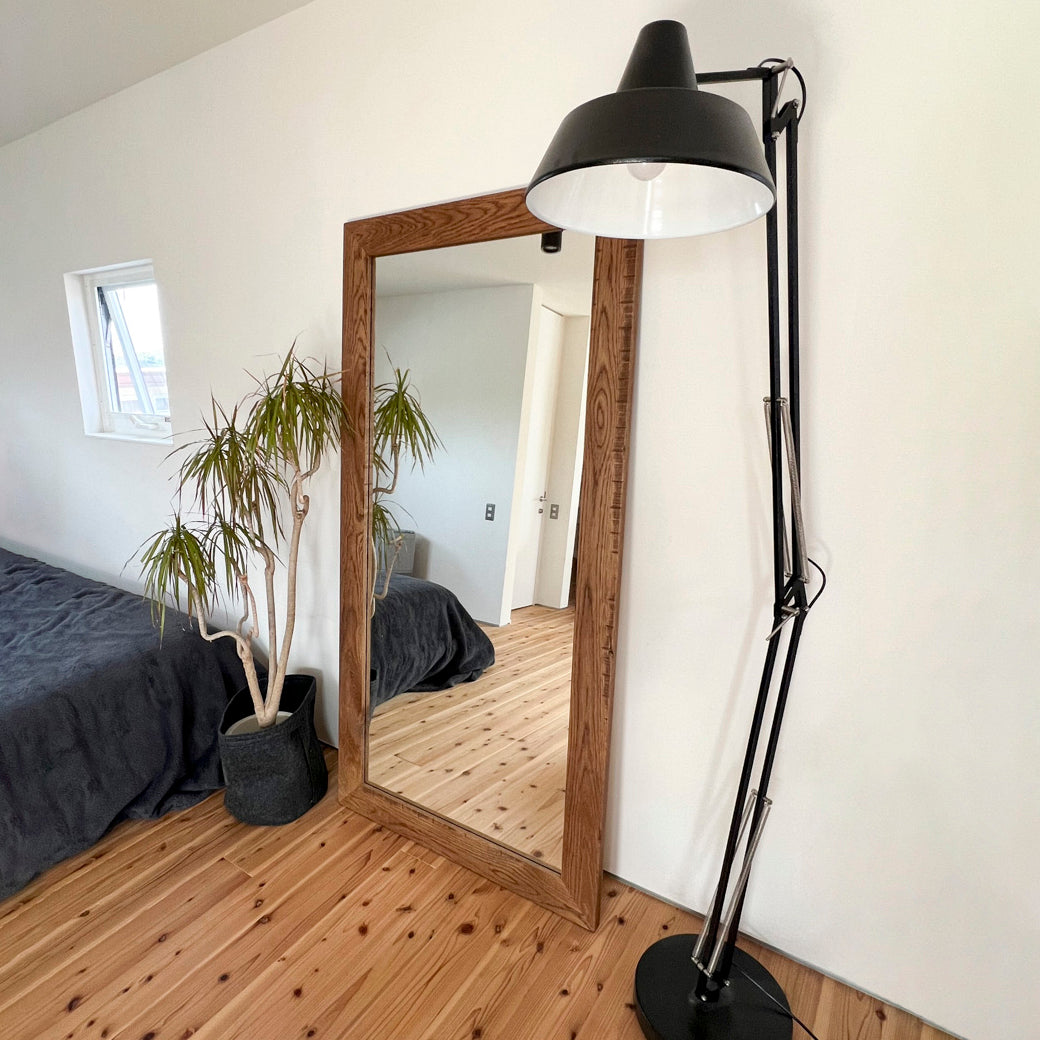 無垢材スタンドミラー、姿見、Baum Order Furniture