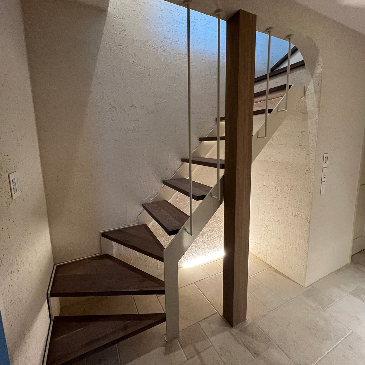 Iron Stairs & Iron Handrail