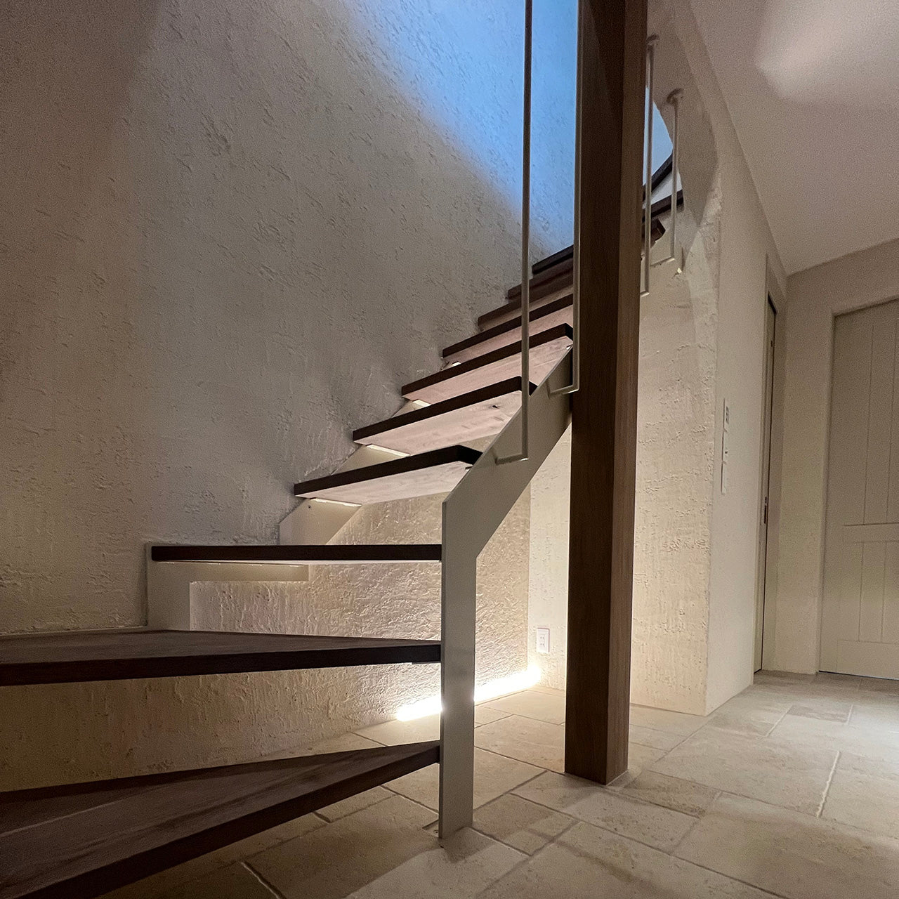 Iron Stairs & Iron Handrail