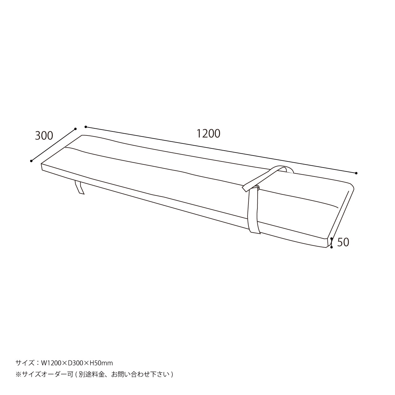 ベンチクッション