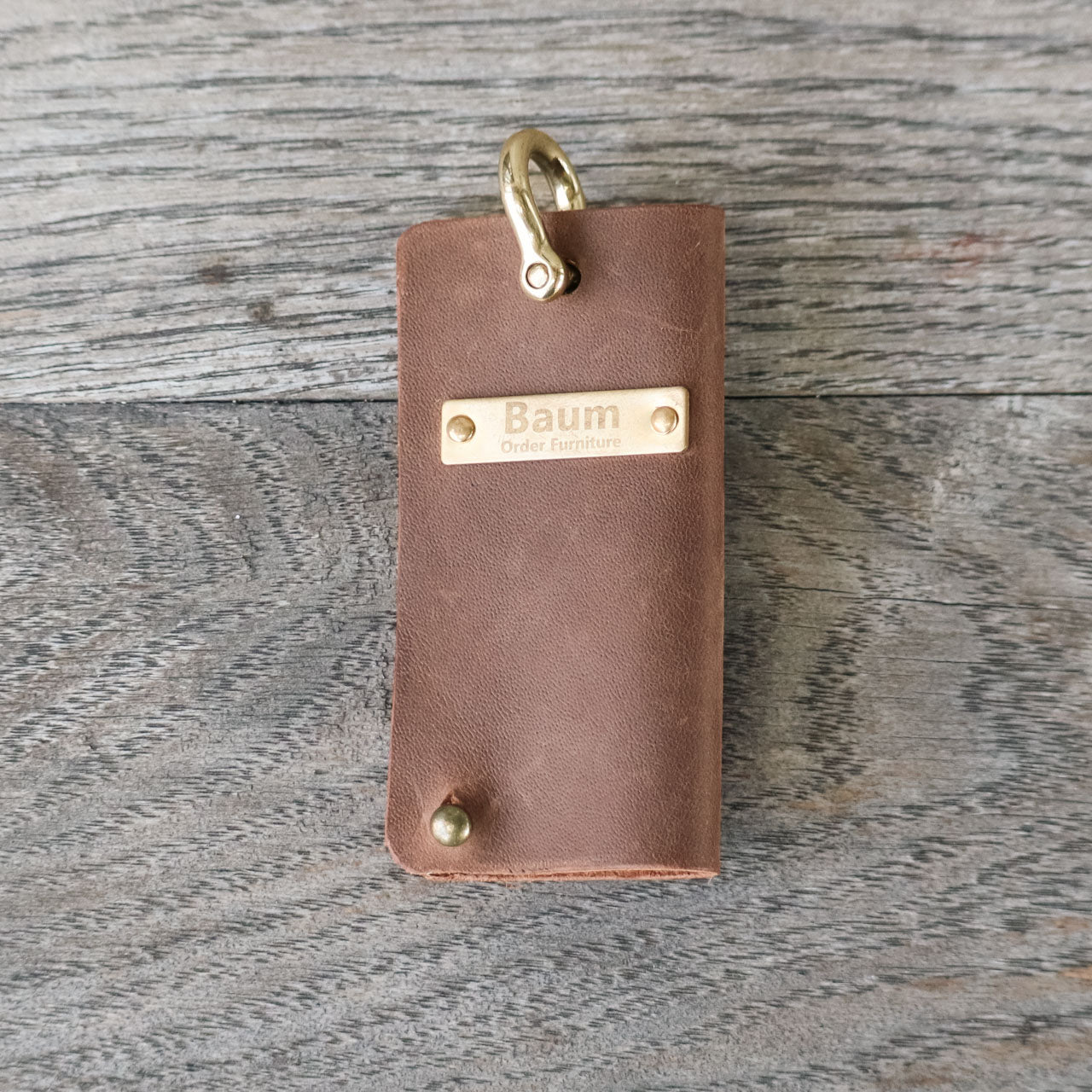 レザーキーケース(ブラウン)