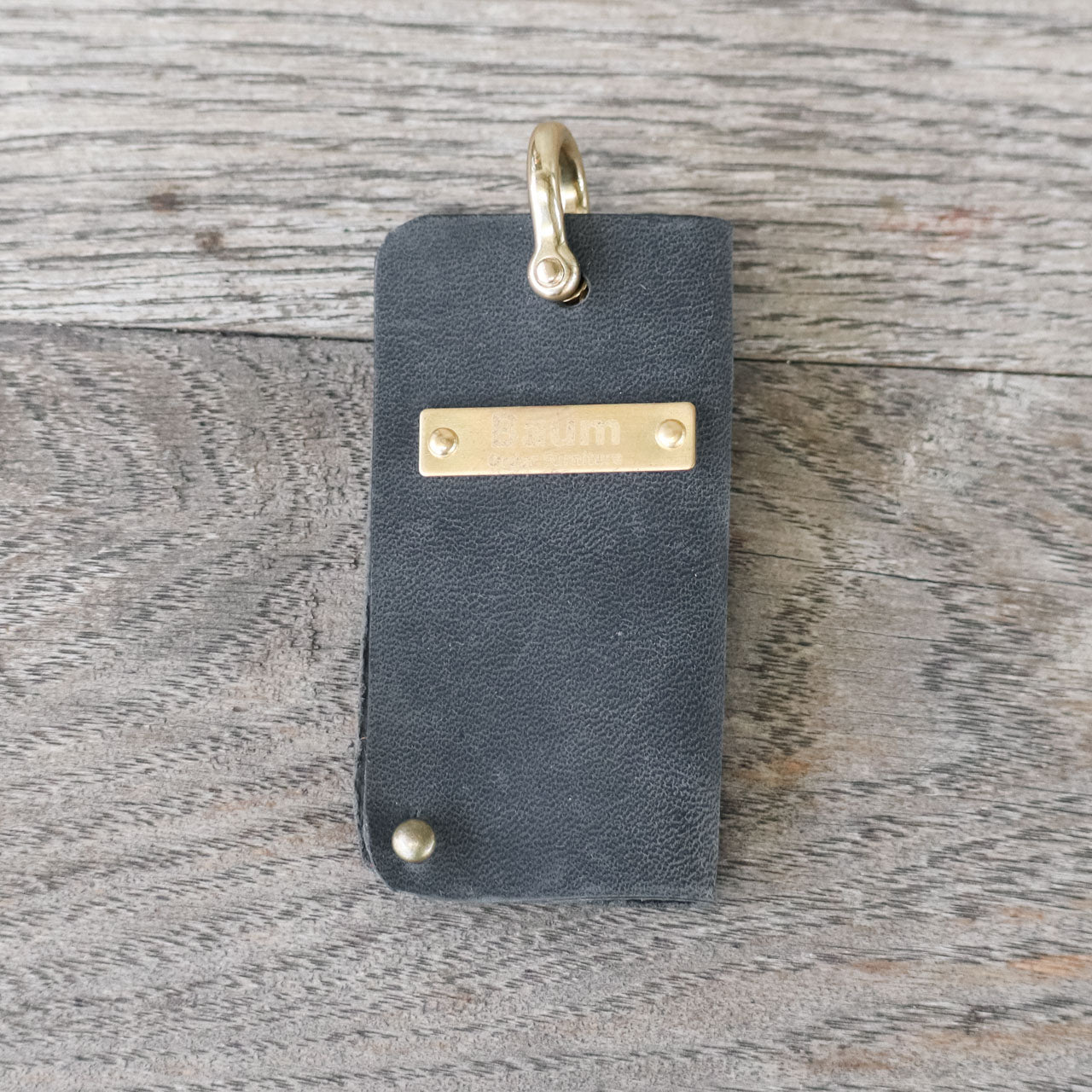 レザーキーケース(ブラック)