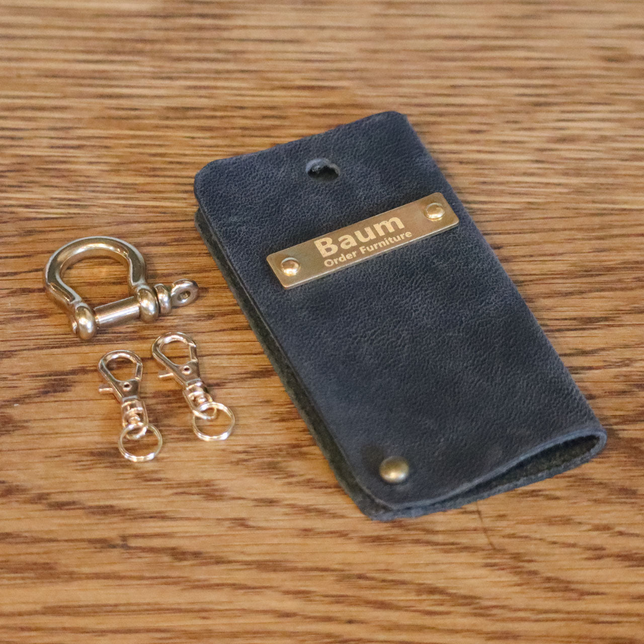 レザーキーホルダーの各パーツ類