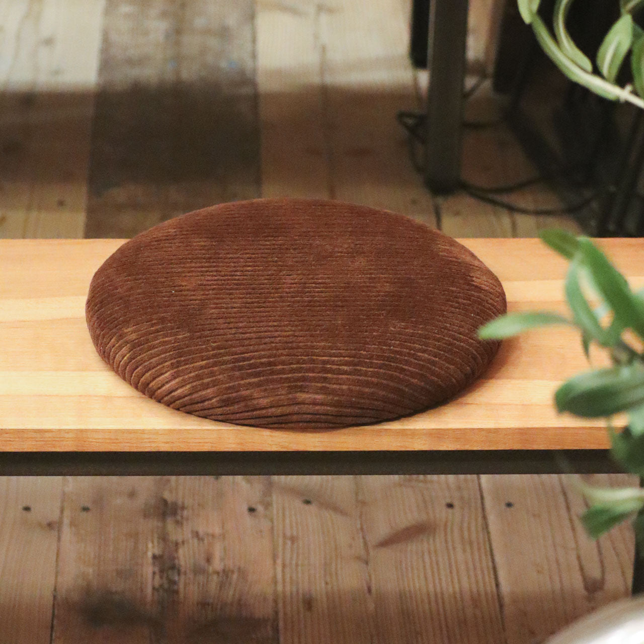 コーデュロイ(BO-06)のラウンドクッションパッド