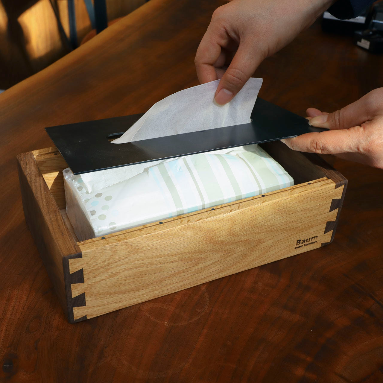 Dovetail Tissue Box