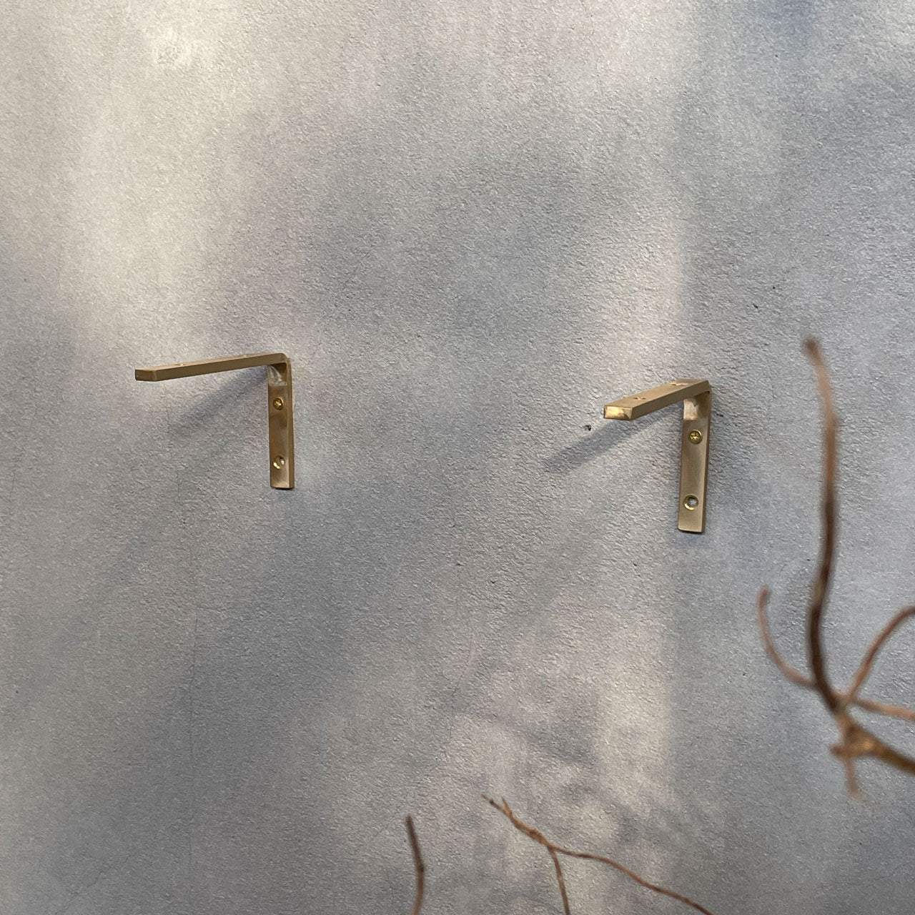 真鍮ブラケット、棚受け金具