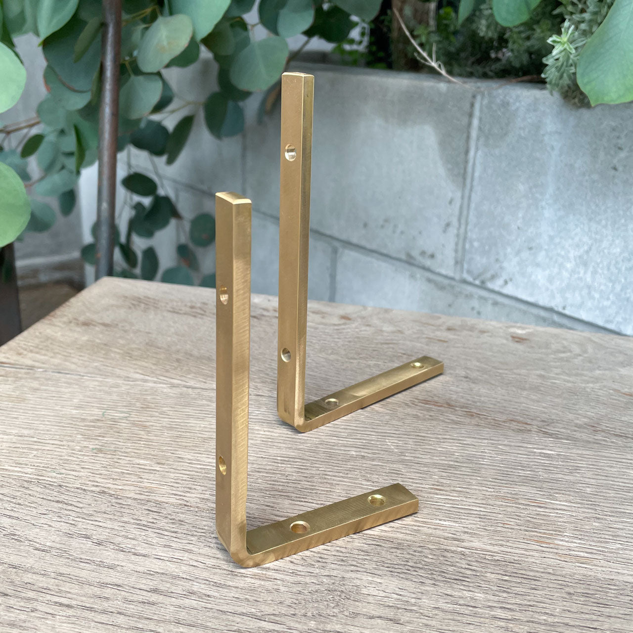 真鍮ブラケット、棚受け金具