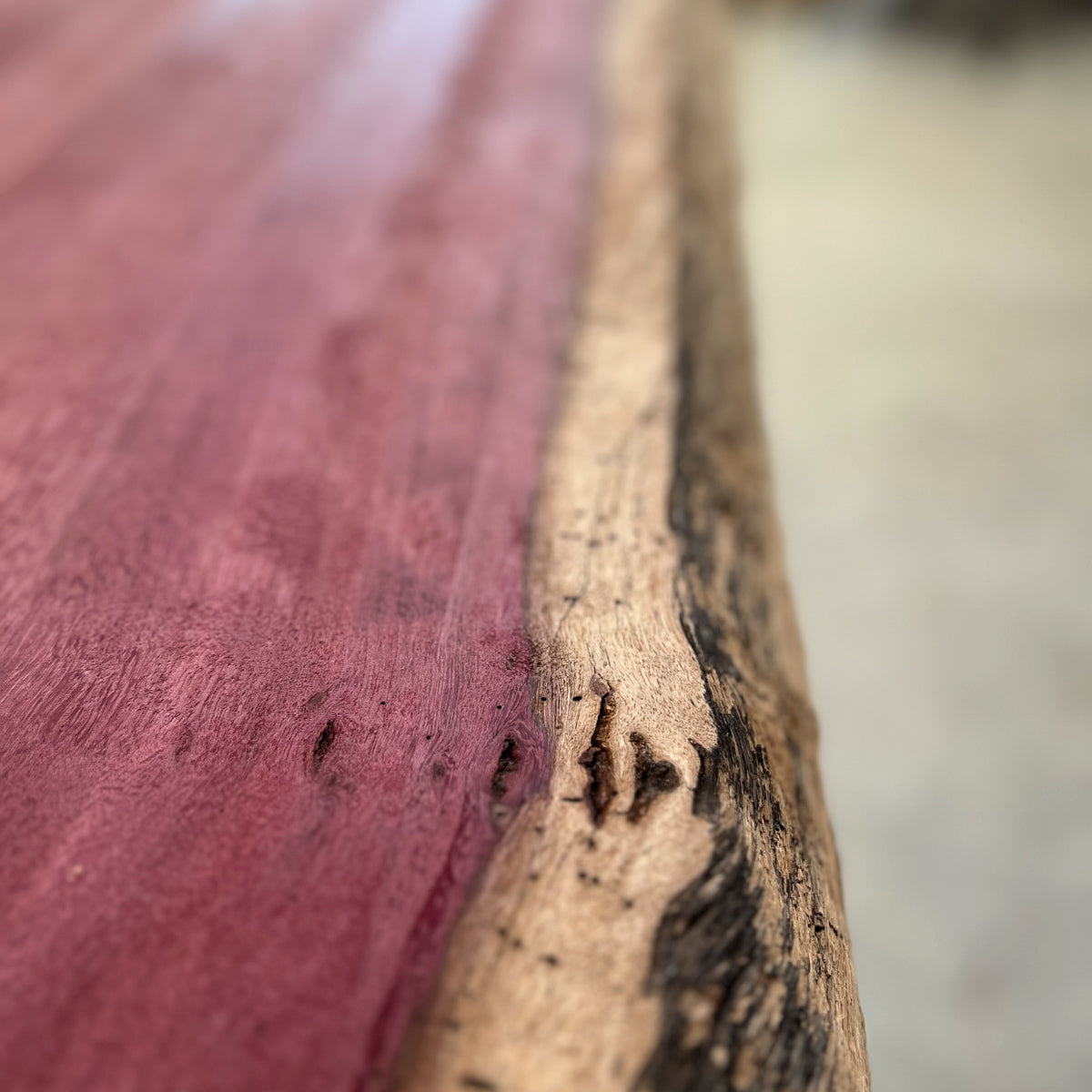 無垢一枚板 パープルハート