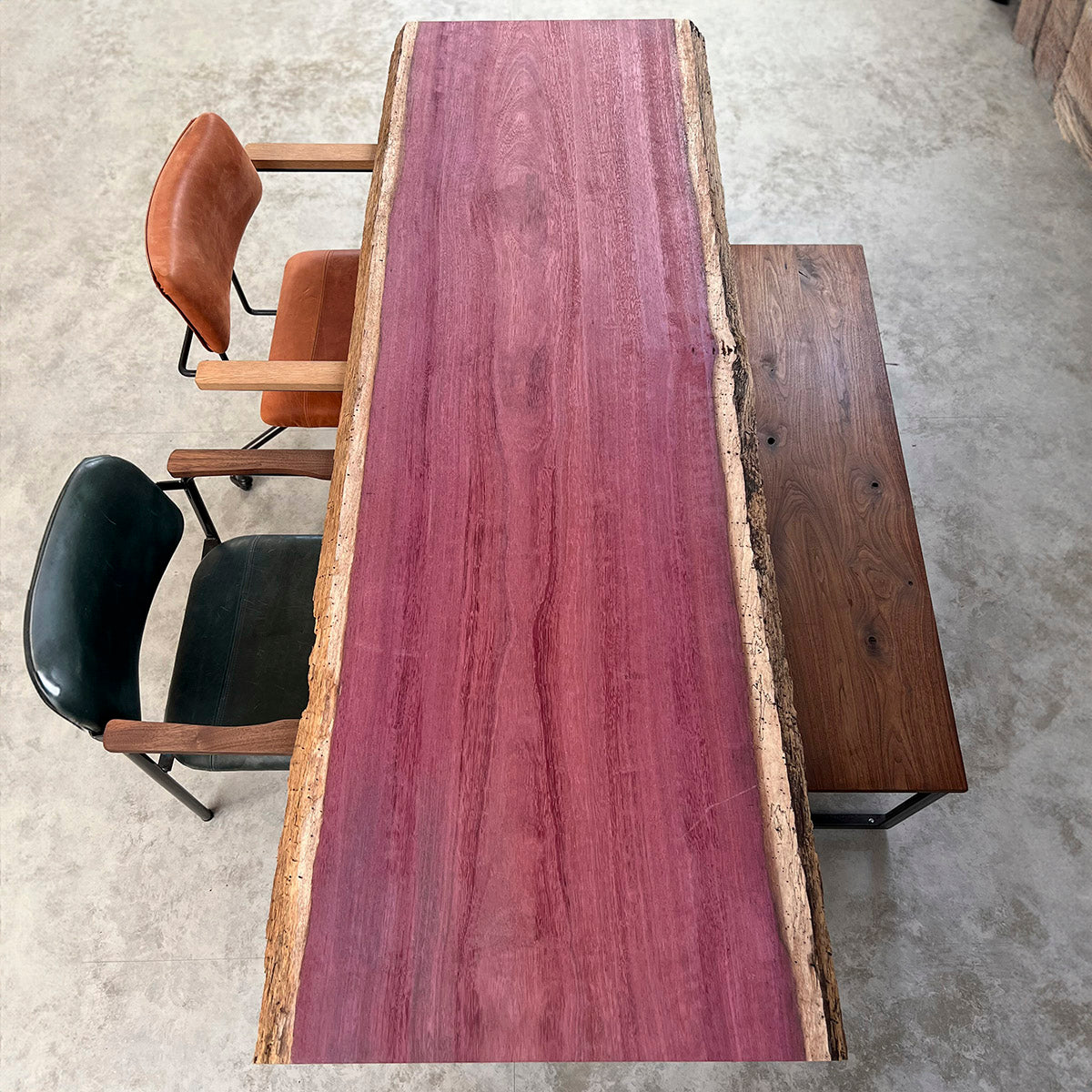 無垢一枚板 パープルハート