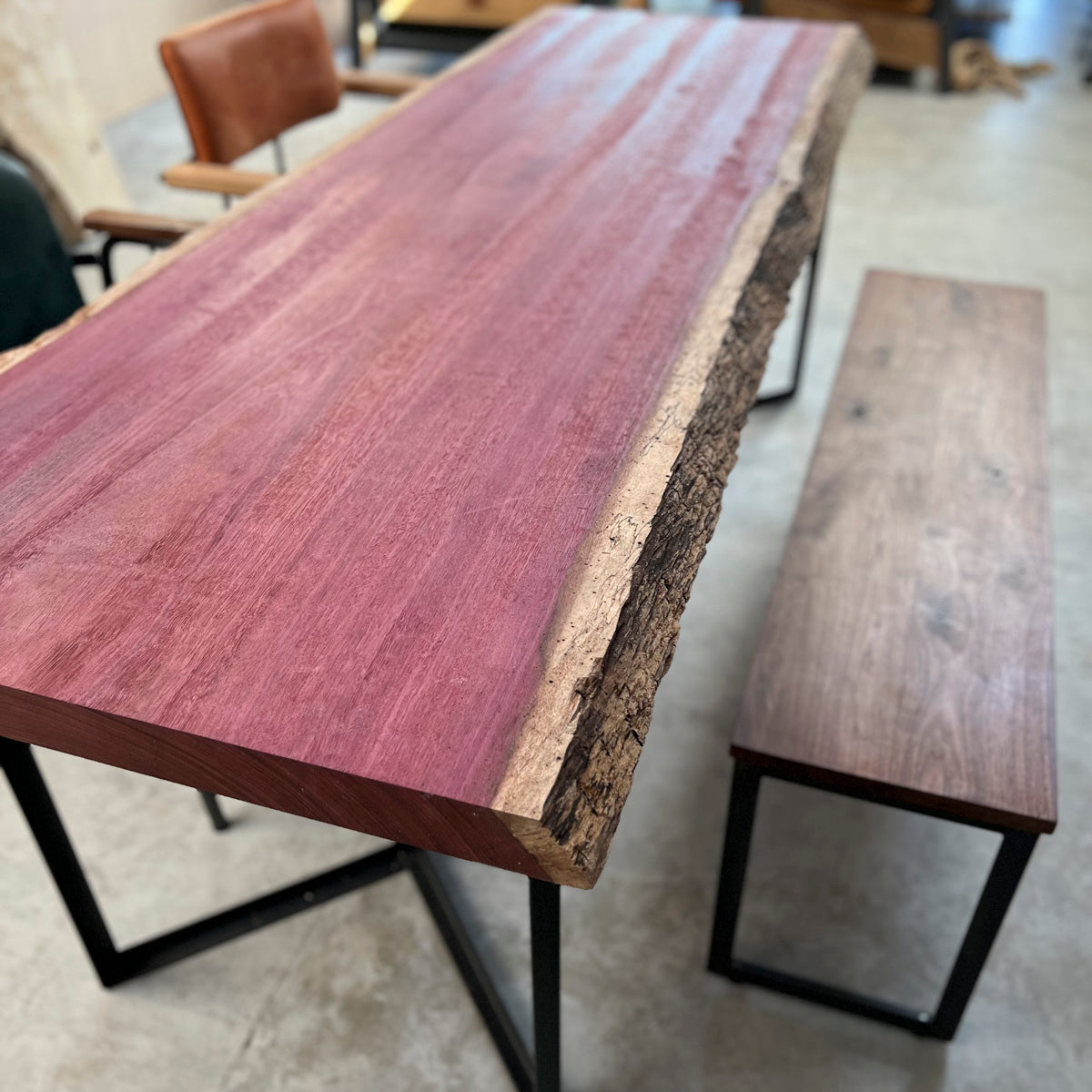 無垢一枚板 パープルハート