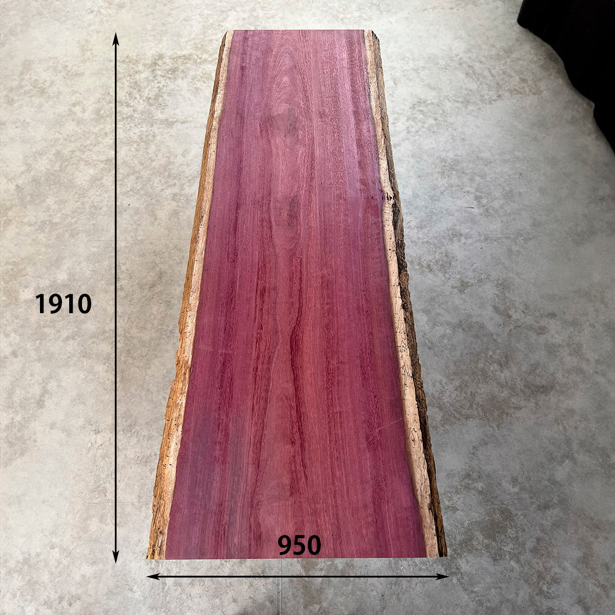 無垢一枚板 パープルハート