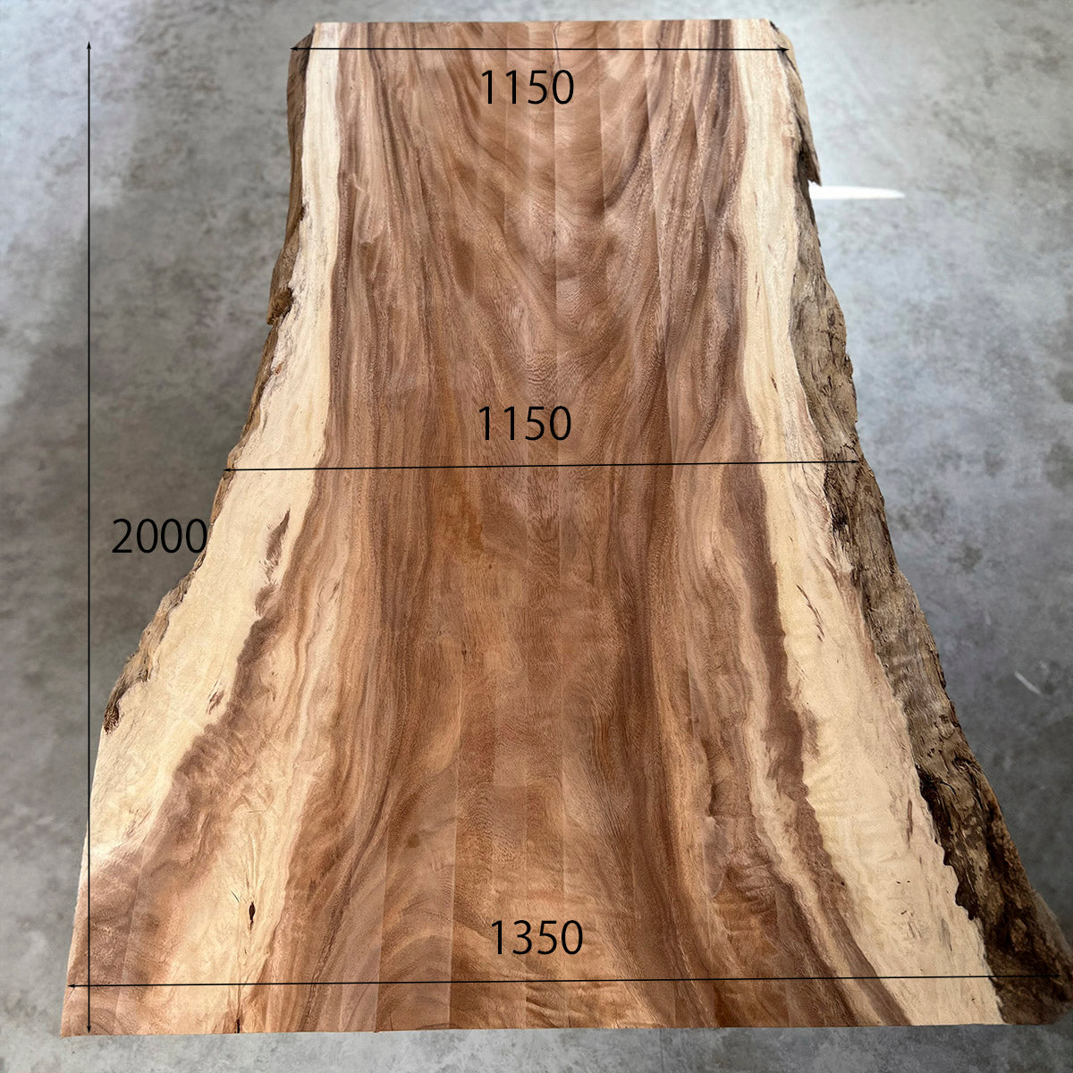 無垢一枚板 モンキーポッド