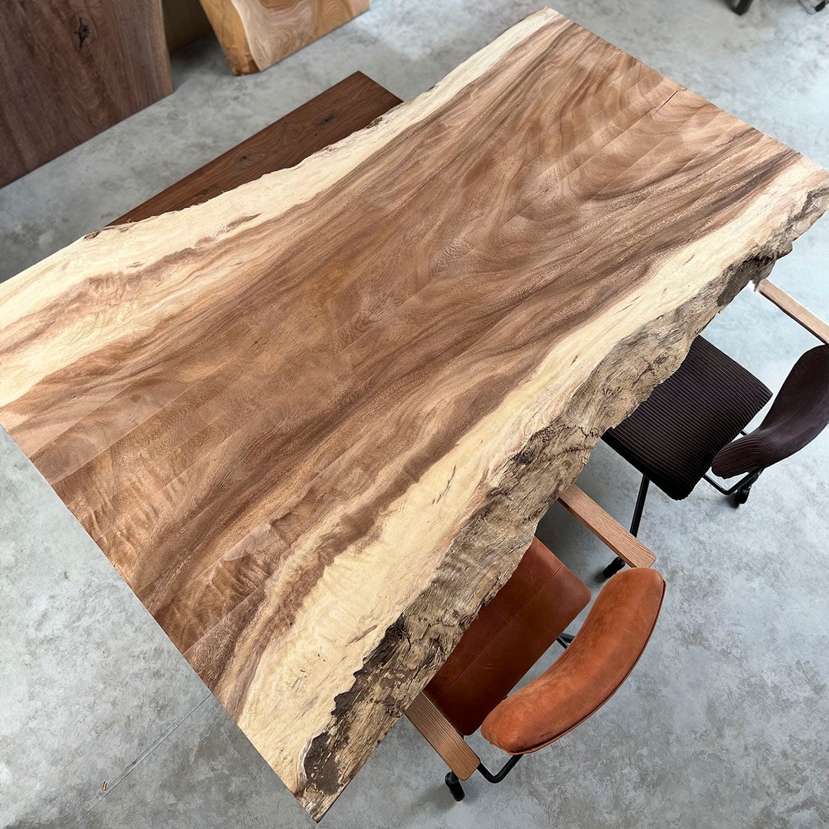 無垢一枚板 モンキーポッド