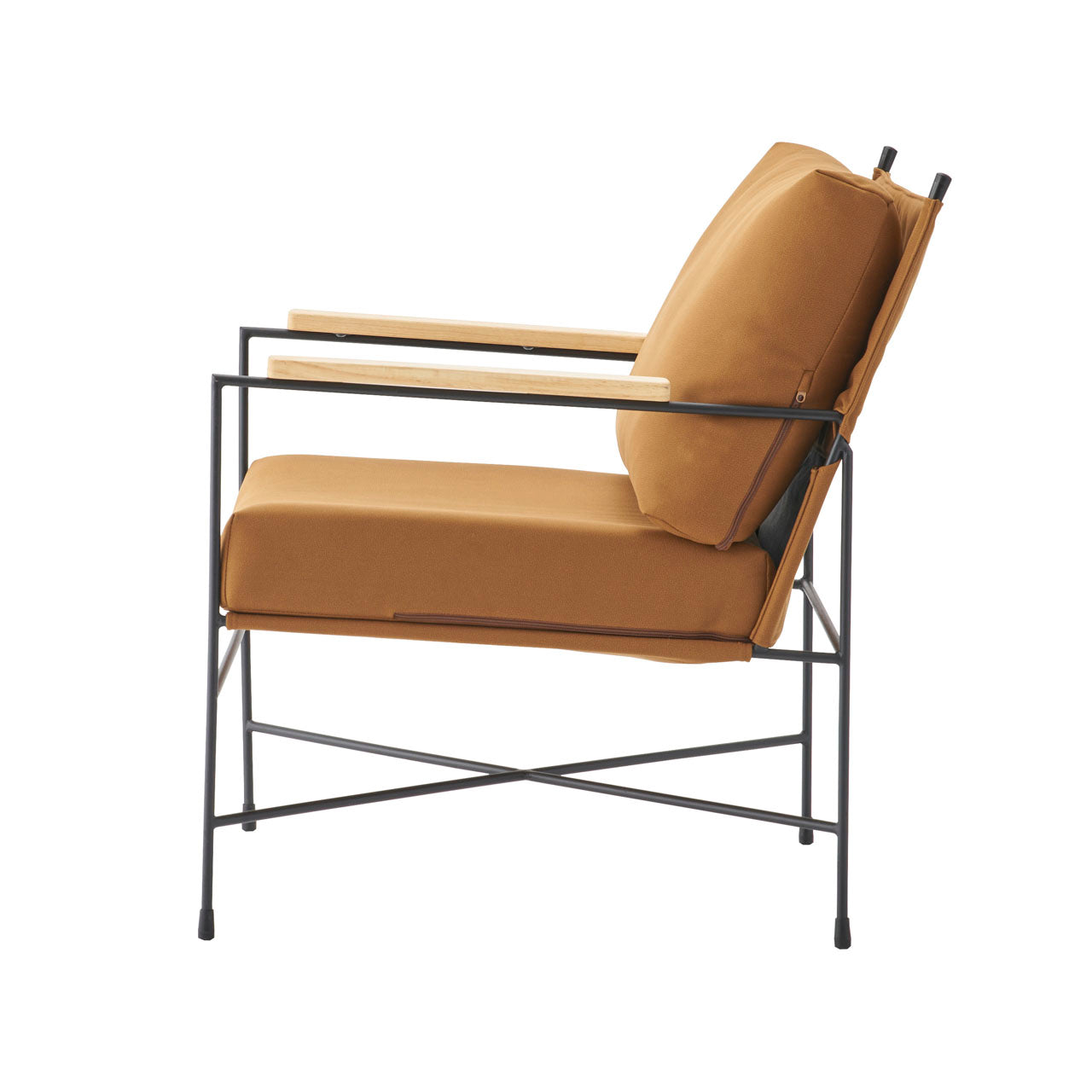 Anise Lounge Chair ラウンジチェア リビングチェア リラックス スチール アームレスト レザー ファブリック 椅子 書斎 家具