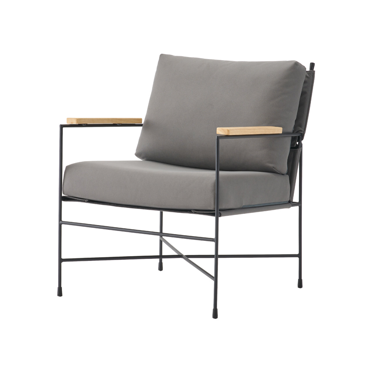 Anise Lounge Chair ラウンジチェア リビングチェア リラックス スチール アームレスト レザー ファブリック 椅子 書斎 家具