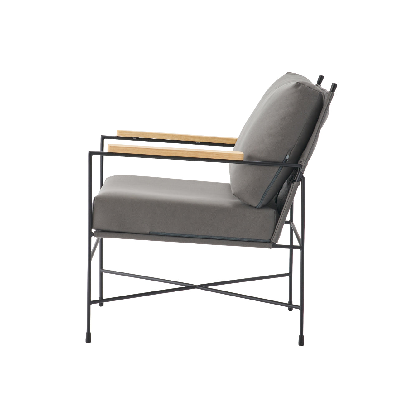 Anise Lounge Chair ラウンジチェア リビングチェア リラックス スチール アームレスト レザー ファブリック 椅子 書斎 家具