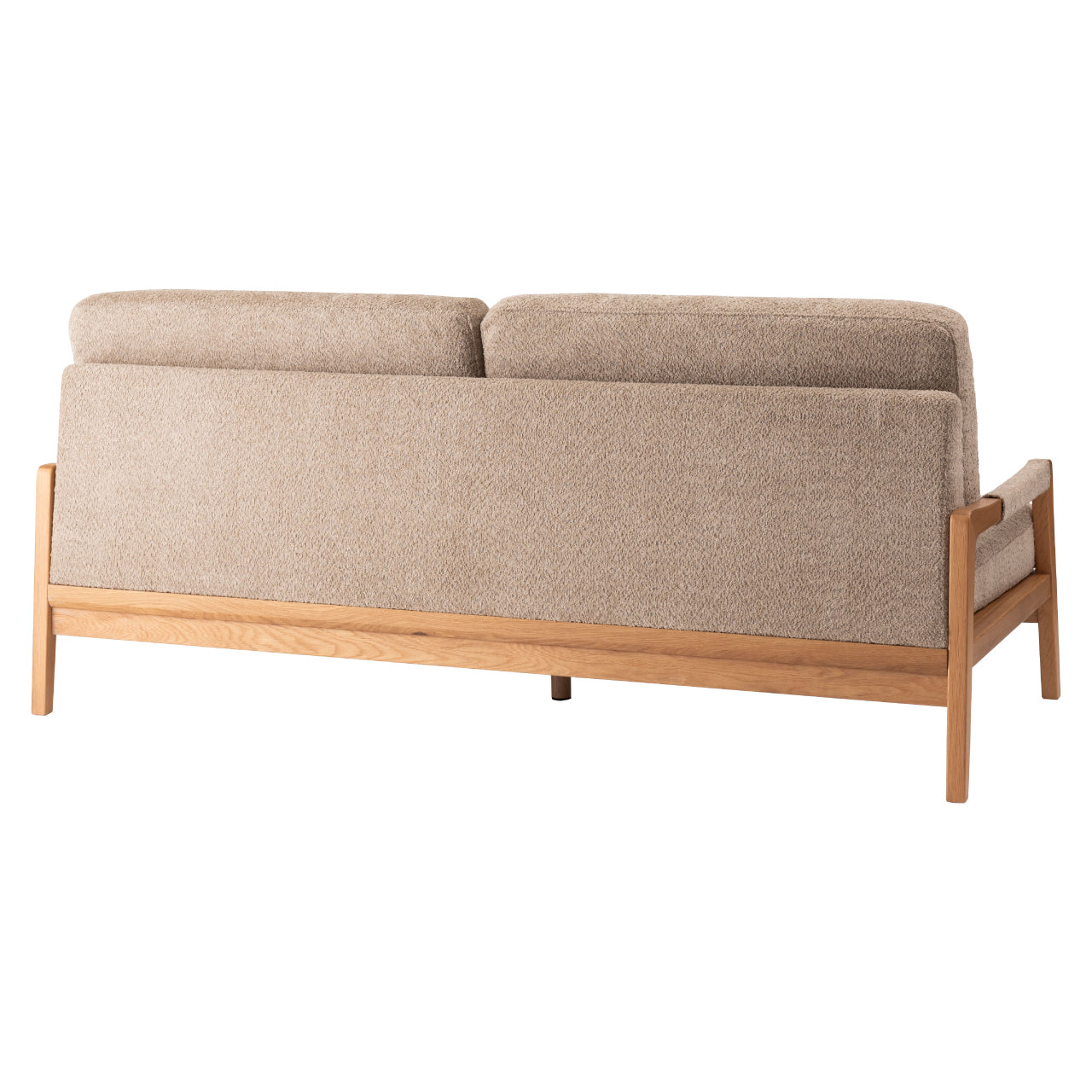Fennel Sofa ソファ ソファー 二人掛け リビング 寝室 リラックス ブークレ クロスレザー スチール 天然木 家具