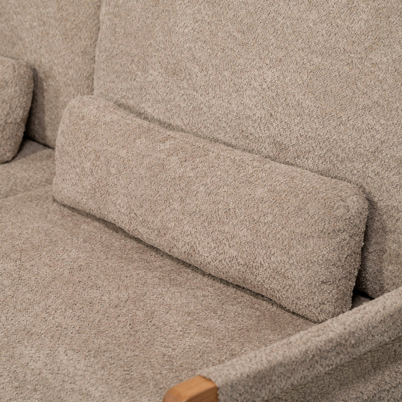 Fennel Sofa ソファ ソファー 二人掛け リビング 寝室 リラックス ブークレ クロスレザー スチール 天然木 家具