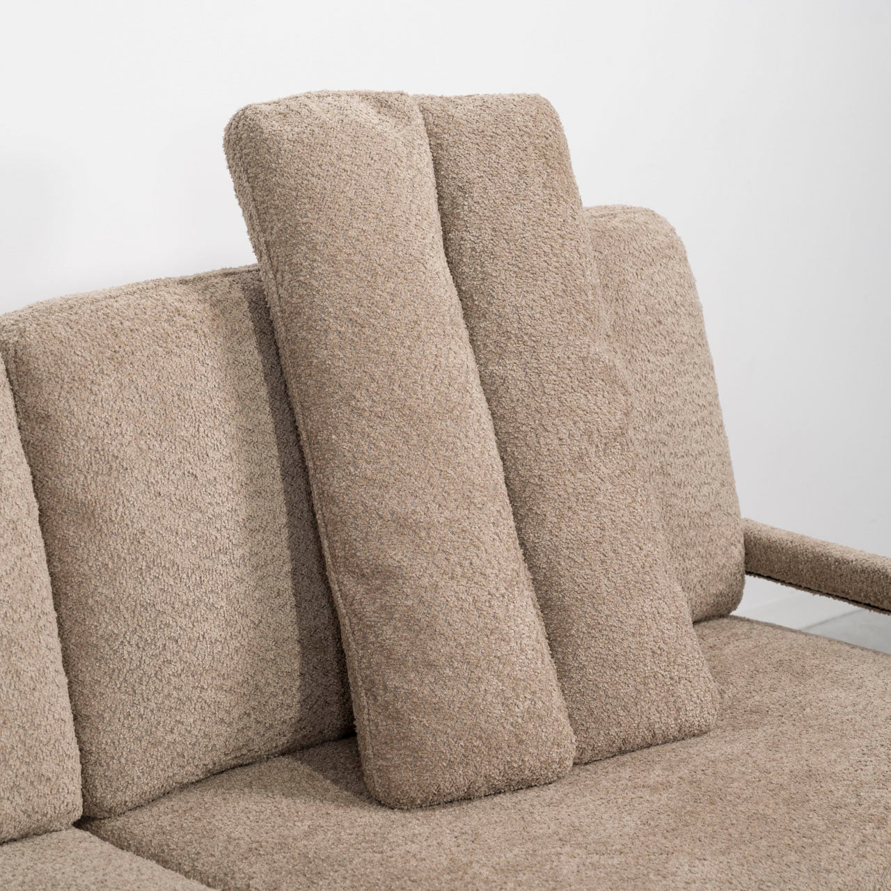 Fennel Sofa ソファ ソファー 二人掛け リビング 寝室 リラックス ブークレ クロスレザー スチール 天然木 家具