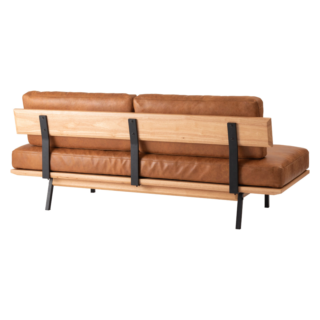 Myrtle Sofa ソファ ソファー 二人掛け アームレス リビング 寝室 リラックス ブークレ クロスレザー スチール 天然木 家具