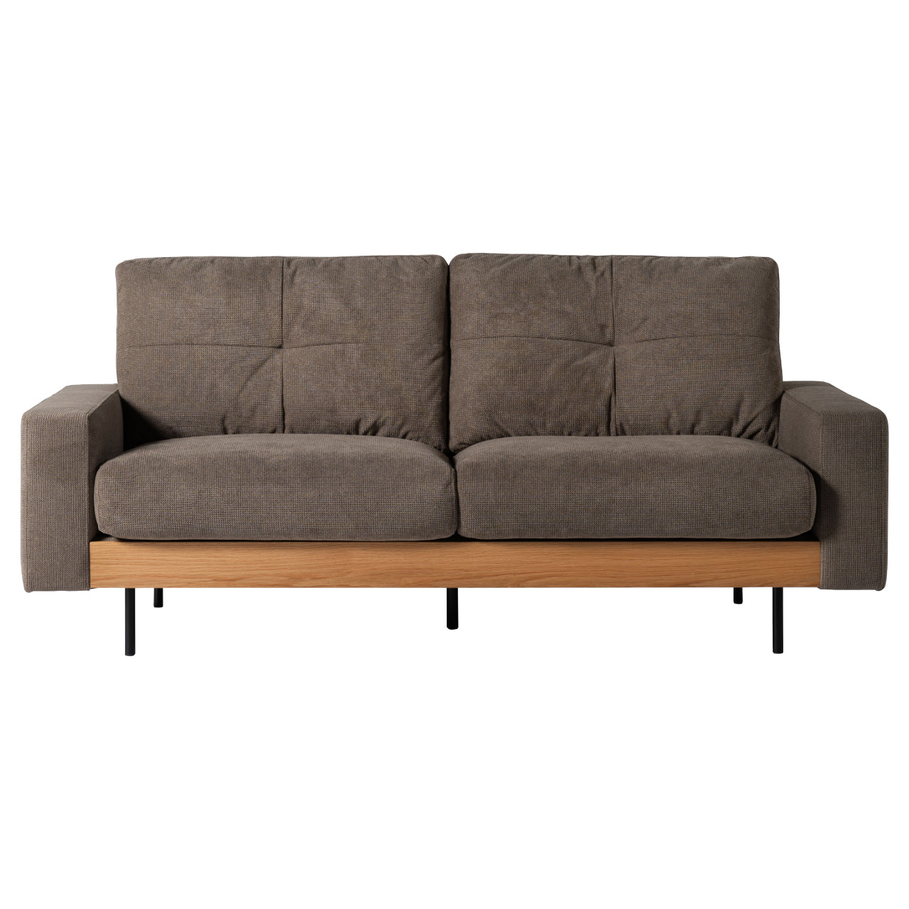 Flax Sofa ソファ ソファー 二人掛け リビング 寝室 リラックス ファブリック スチール オーク 天然木 家具