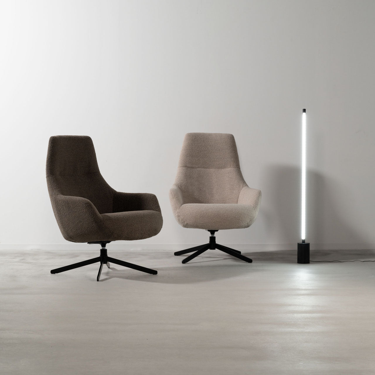 Nasta Lounge Chairラウンジチェア リビングチェア デスクチェア 背もたれ バックレスト ファブリック 椅子 書斎 家具