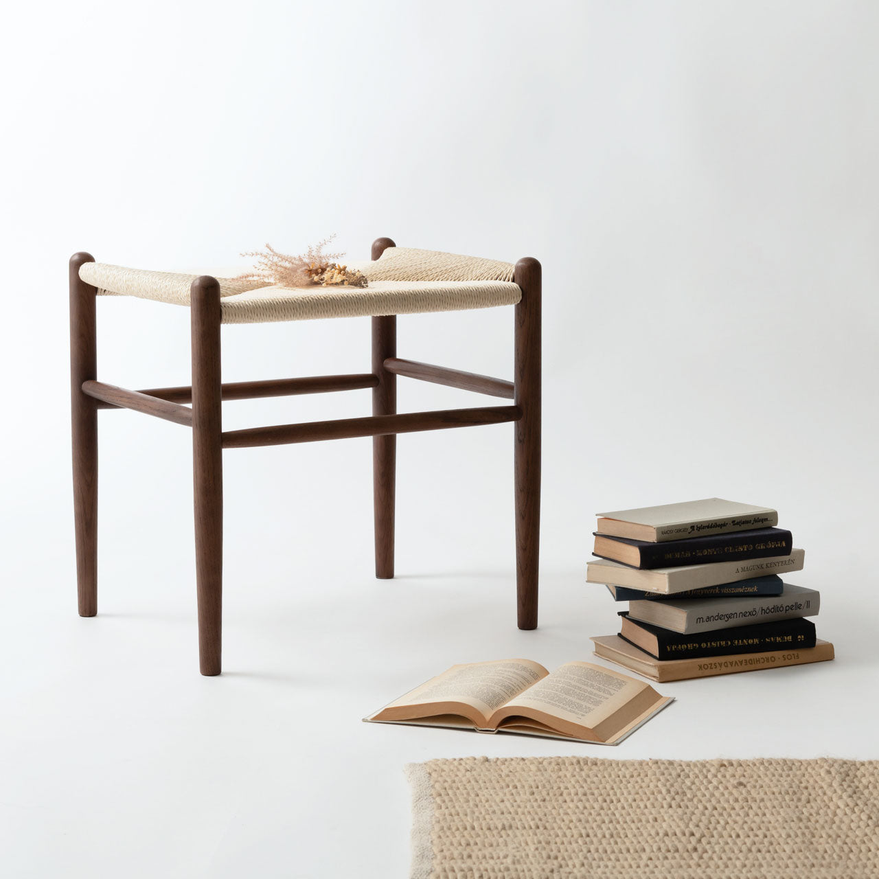 Trope Stool スツール リビングチェア ダイニング ペーパーコード 天然木 椅子 家具