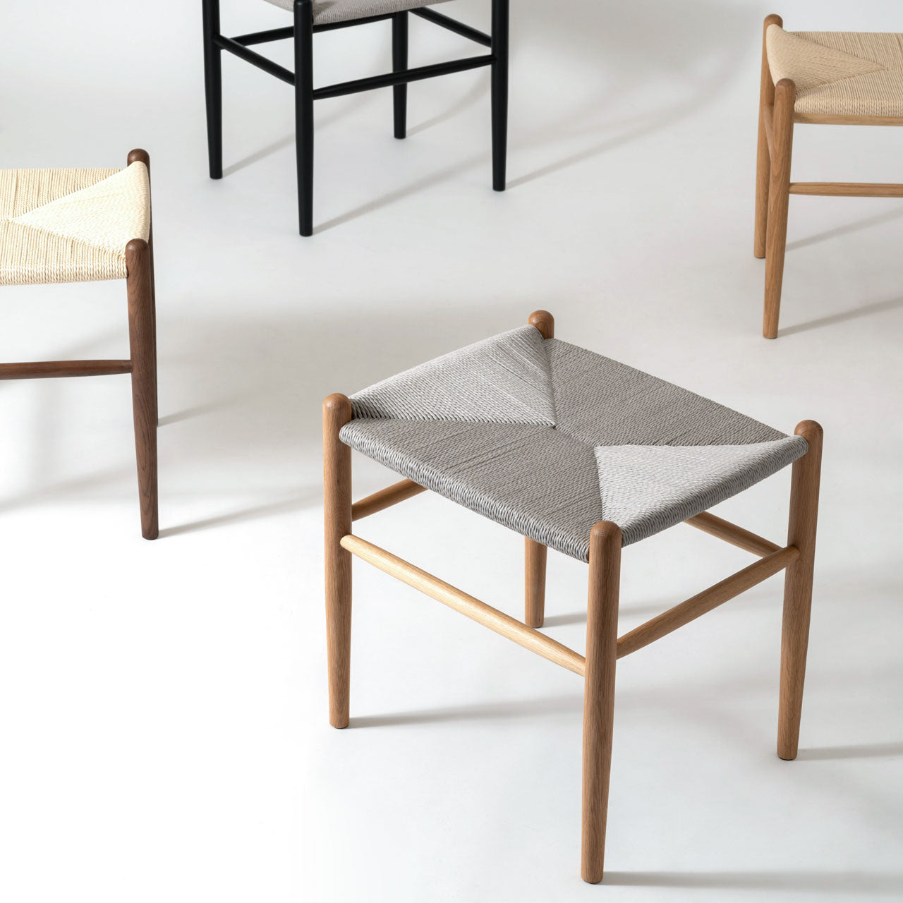 Trope Stool スツール リビングチェア ダイニング ペーパーコード 天然木 椅子 家具