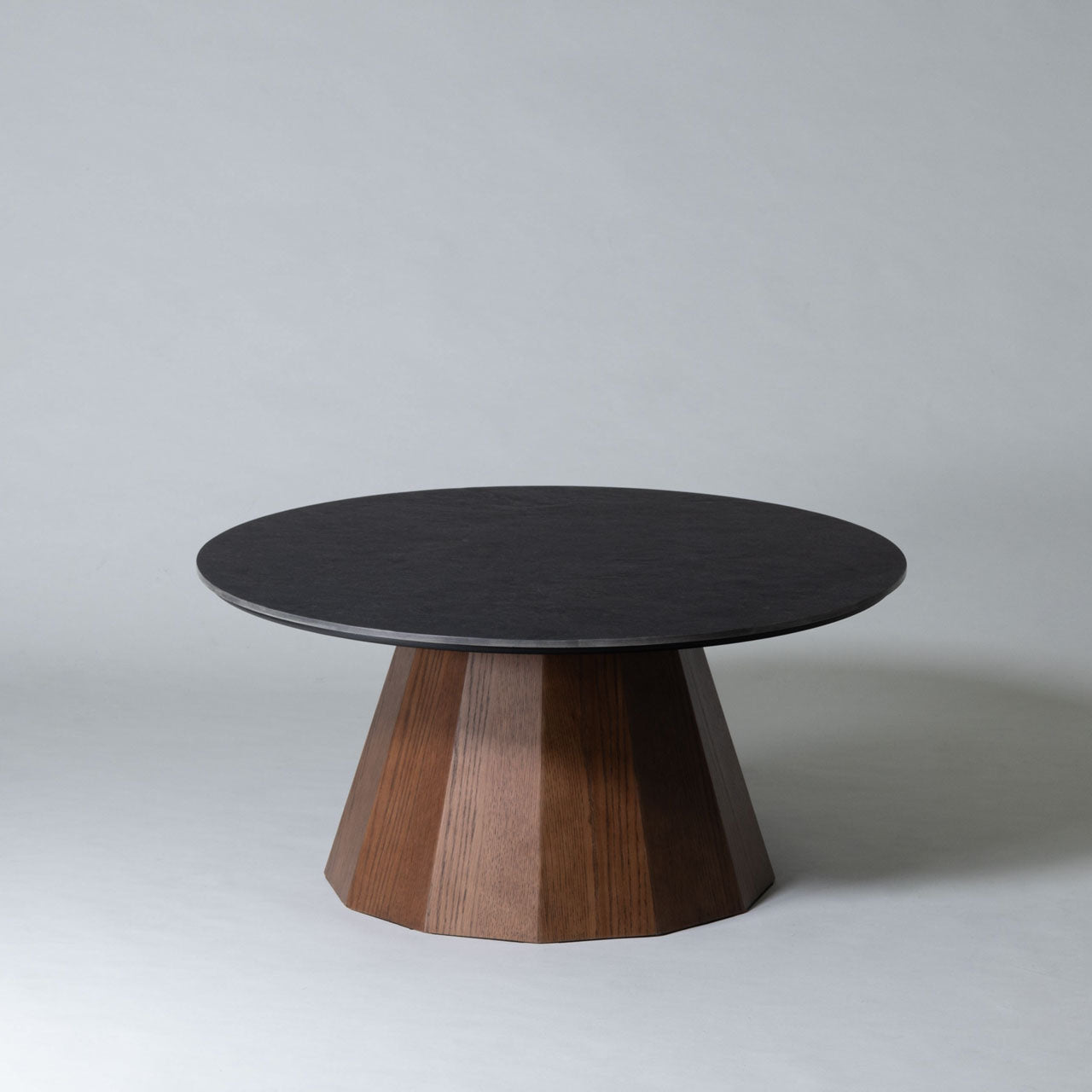 Parma Living Table リビングテーブル テーブル デスク セラミック天板 大理石調 ブラックストーン調 天然木 リビング カフェ サロン 店舗 家具