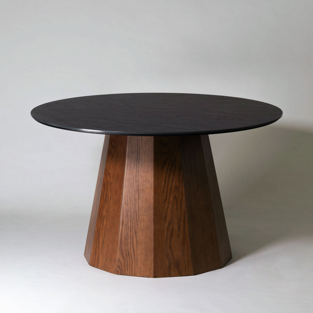 Parma Dining Table リビングテーブル テーブル デスク セラミック天板 大理石調 ブラックストーン調 天然木 リビング カフェ サロン 店舗 家具