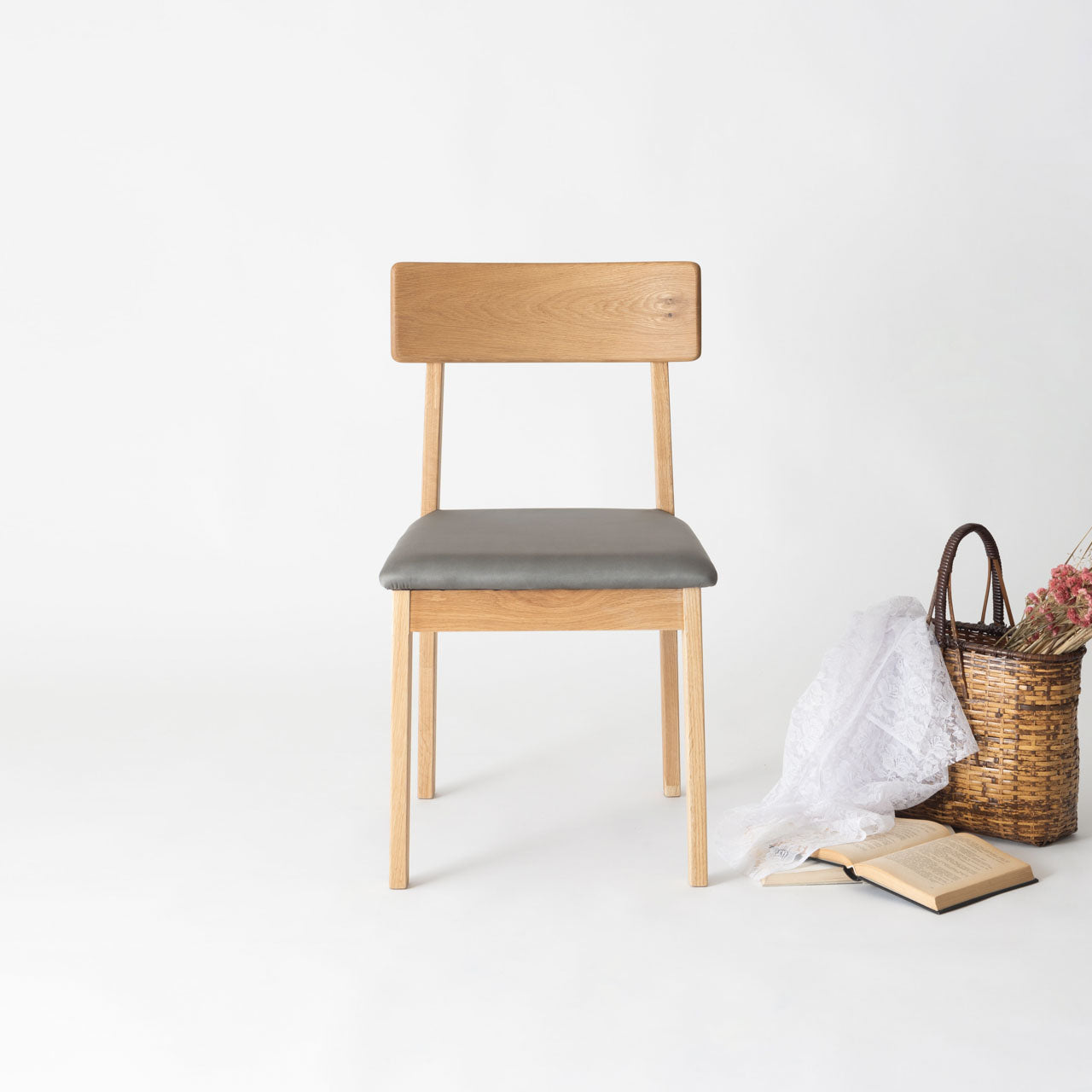 Choke Dining Chair ダイニングチェア デスクチェア リビングチェア スエード オーク 椅子 書斎 家具