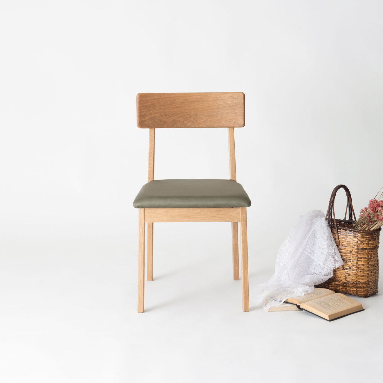 Choke Dining Chair ダイニングチェア デスクチェア リビングチェア スエード オーク 椅子 書斎 家具