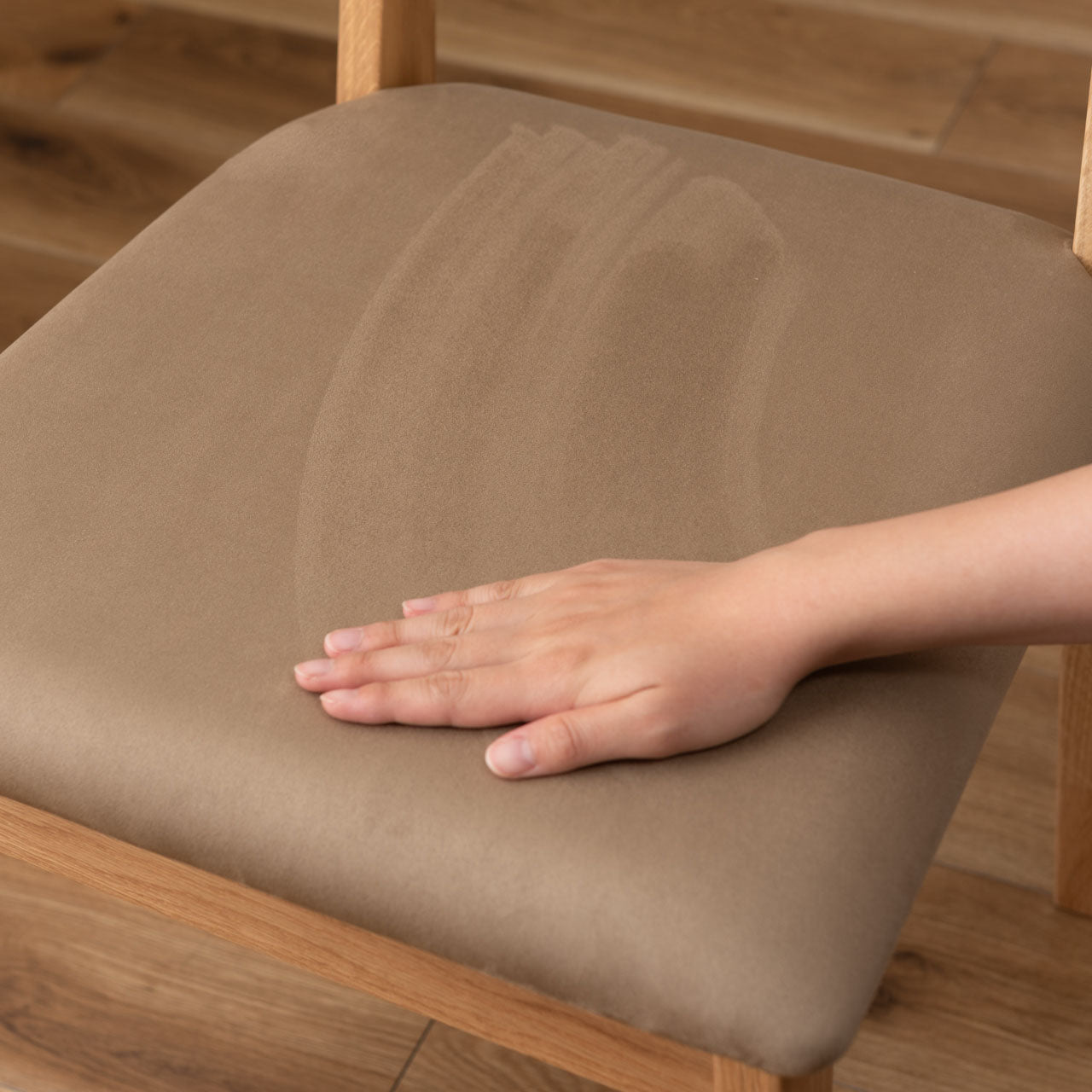 Choke Dining Chair ダイニングチェア デスクチェア リビングチェア スエード オーク 椅子 書斎 家具