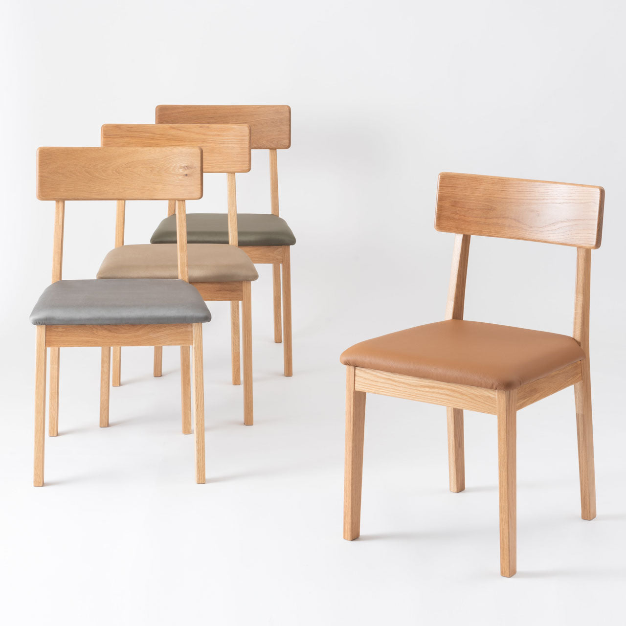 Choke Dining Chair ダイニングチェア デスクチェア リビングチェア スエード オーク 椅子 書斎 家具