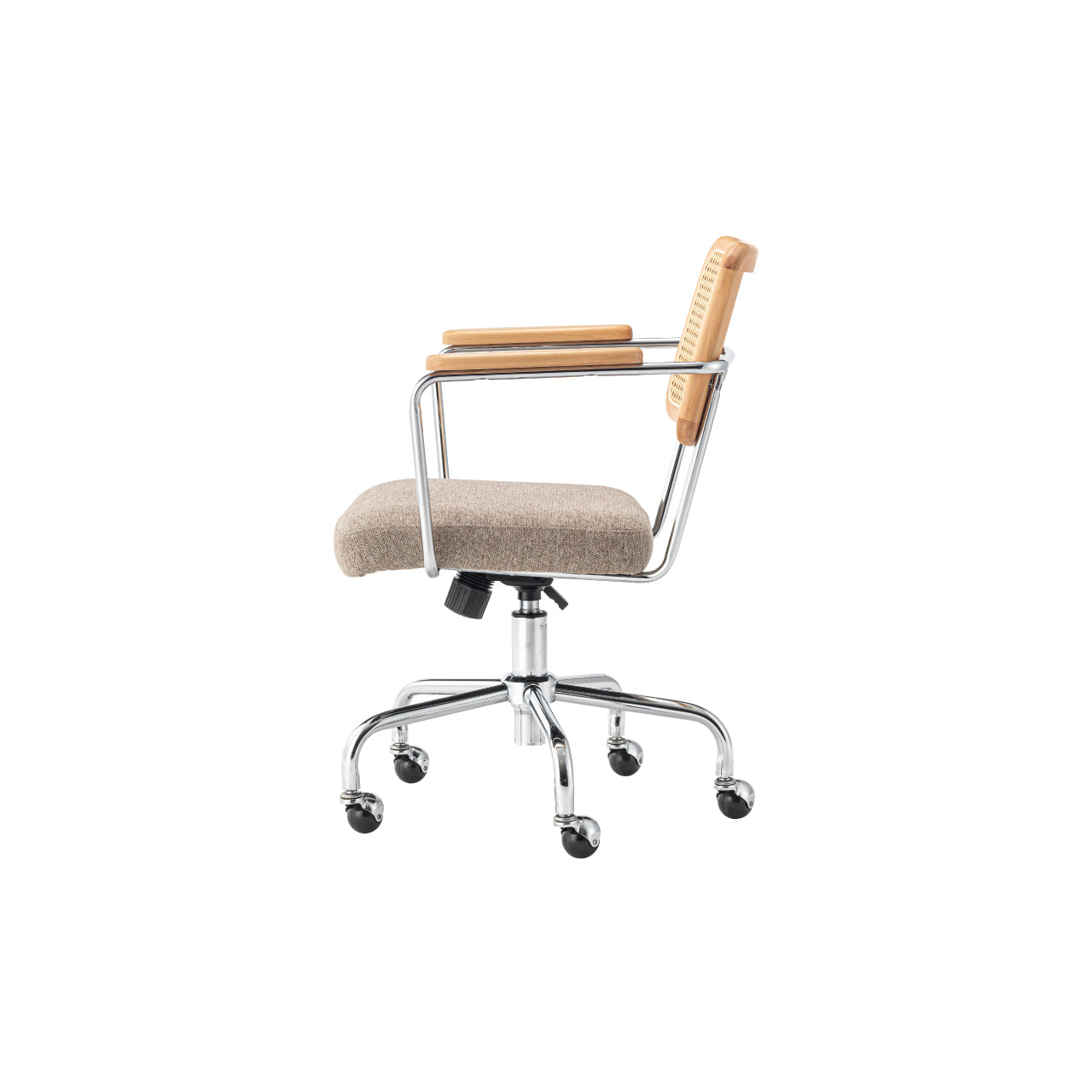 Elder Desk Chair デスクチェア アームレスト 昇降式チェア 回転 ワークチェア 椅子 キャスター ラタン 書斎 リビング リモート 家具