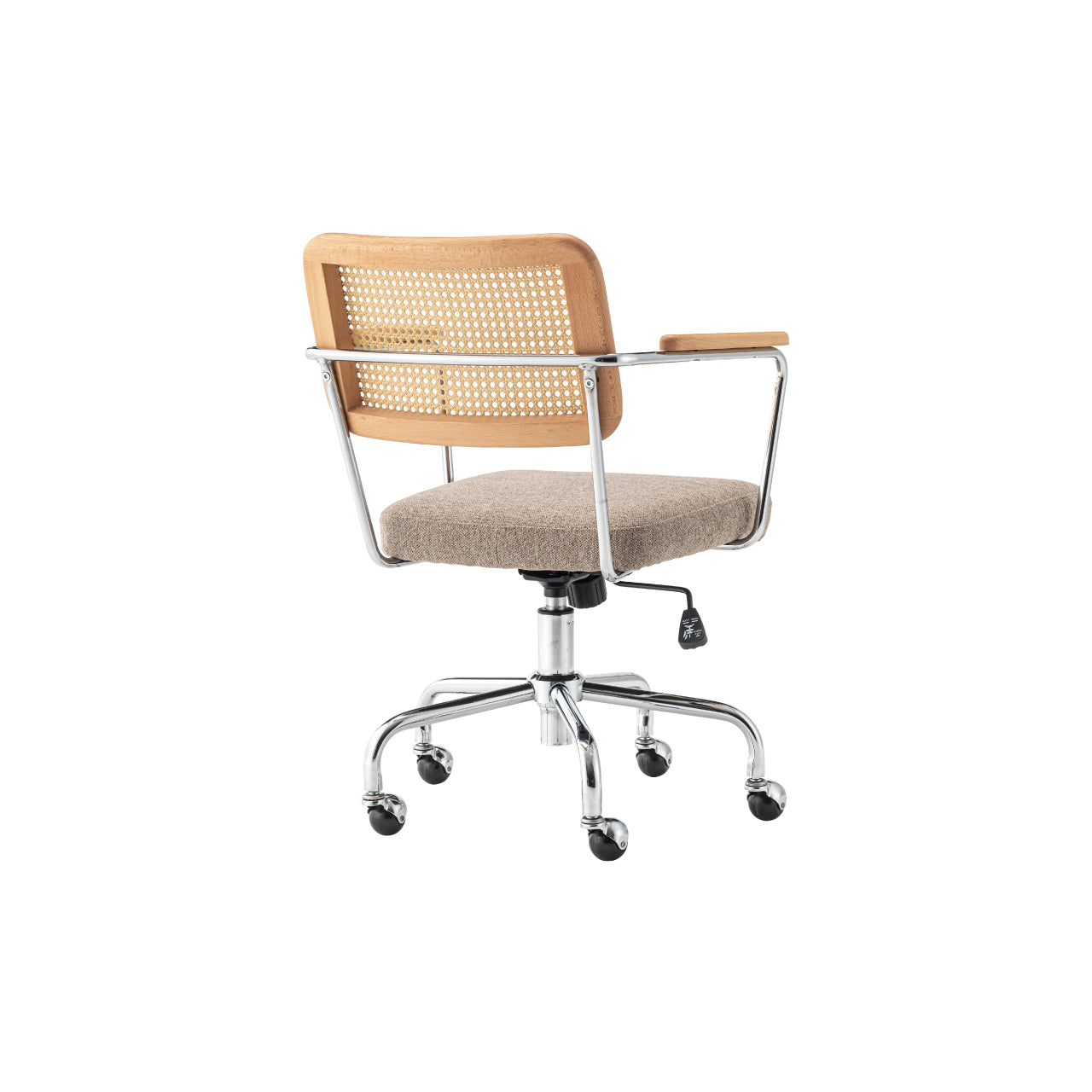 Elder Desk Chair デスクチェア アームレスト 昇降式チェア 回転 ワークチェア 椅子 キャスター ラタン 書斎 リビング リモート 家具