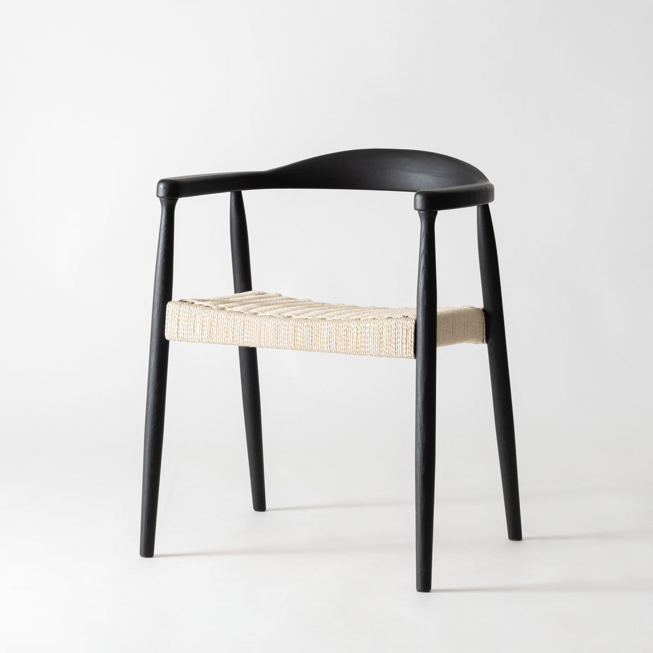 Roselle Arm Chair アームチェア デスクチェア アームレスト リビングチェア ダイニングチェア ペーパーコード 椅子 書斎 リビング リモート 家具