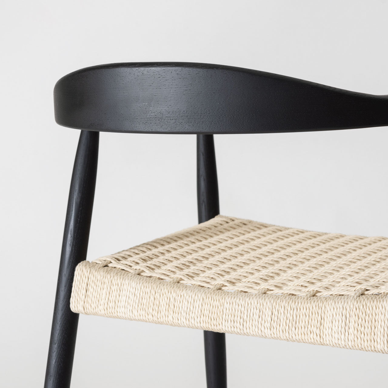 Roselle Arm Chair アームチェア デスクチェア アームレスト リビングチェア ダイニングチェア ペーパーコード 椅子 書斎 リビング リモート 家具