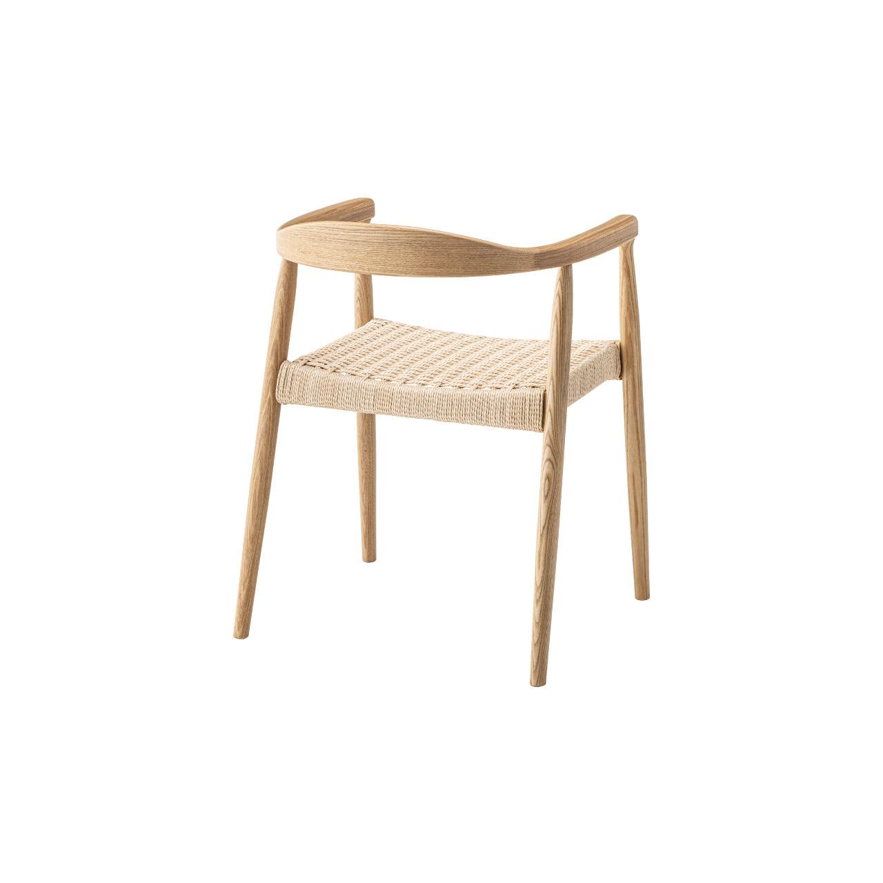 Roselle Arm Chair アームチェア デスクチェア アームレスト リビングチェア ダイニングチェア ペーパーコード 椅子 書斎 リビング リモート 家具