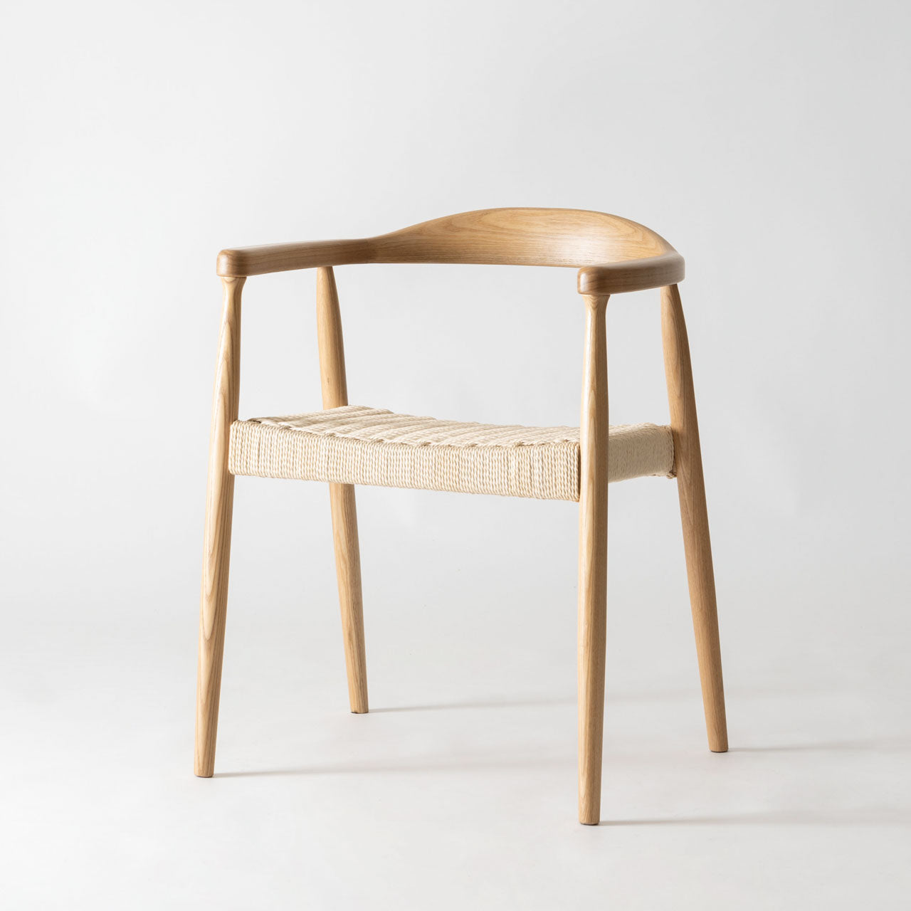 Roselle Arm Chair アームチェア デスクチェア アームレスト リビングチェア ダイニングチェア ペーパーコード 椅子 書斎 リビング リモート 家具