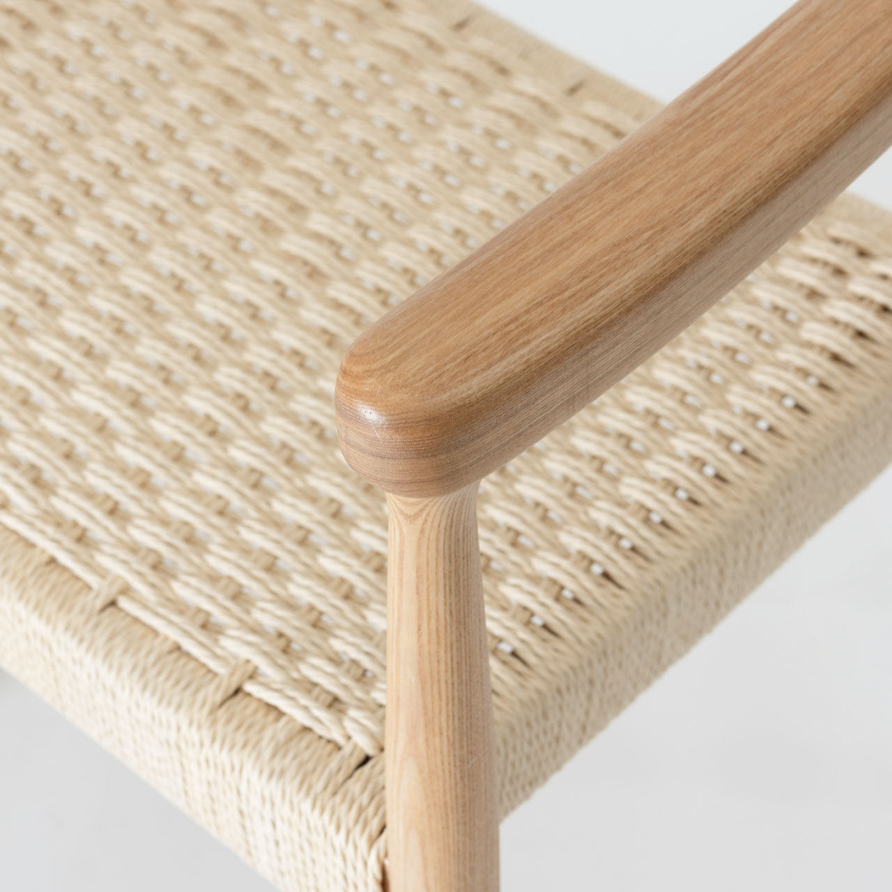 Roselle Arm Chair アームチェア デスクチェア アームレスト リビングチェア ダイニングチェア ペーパーコード 椅子 書斎 リビング リモート 家具