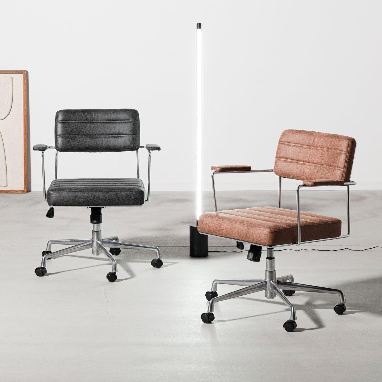 Borago Desk Chair デスクチェア アームレスト 昇降式チェア 回転 ワークチェア 椅子 キャスター 書斎 リビング リモート 家具