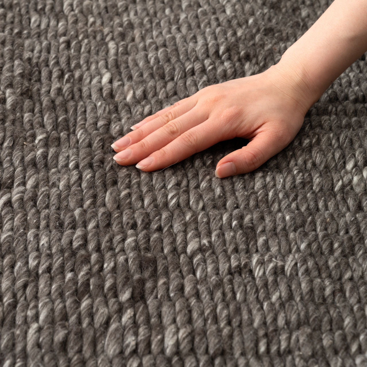 Rectangle P Rug ラグマット 130×190 ラグ ウール コットン ポリエステル 防ダニ・抗菌防臭・防炎機能 ホットカーペット 床暖房 インテリア インテリア雑貨
